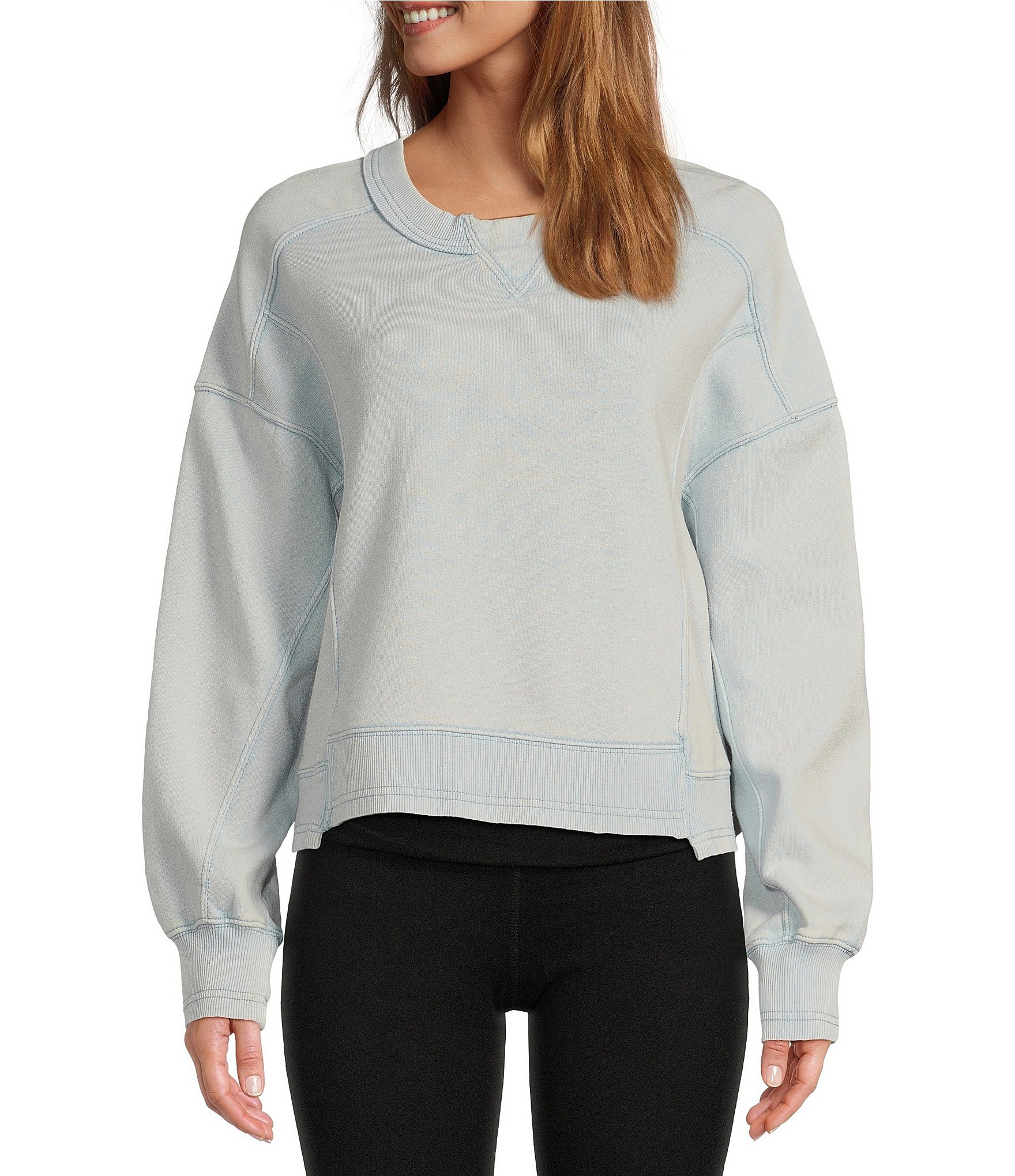 Free People Movement Intercept Pullover Arctic Snow M