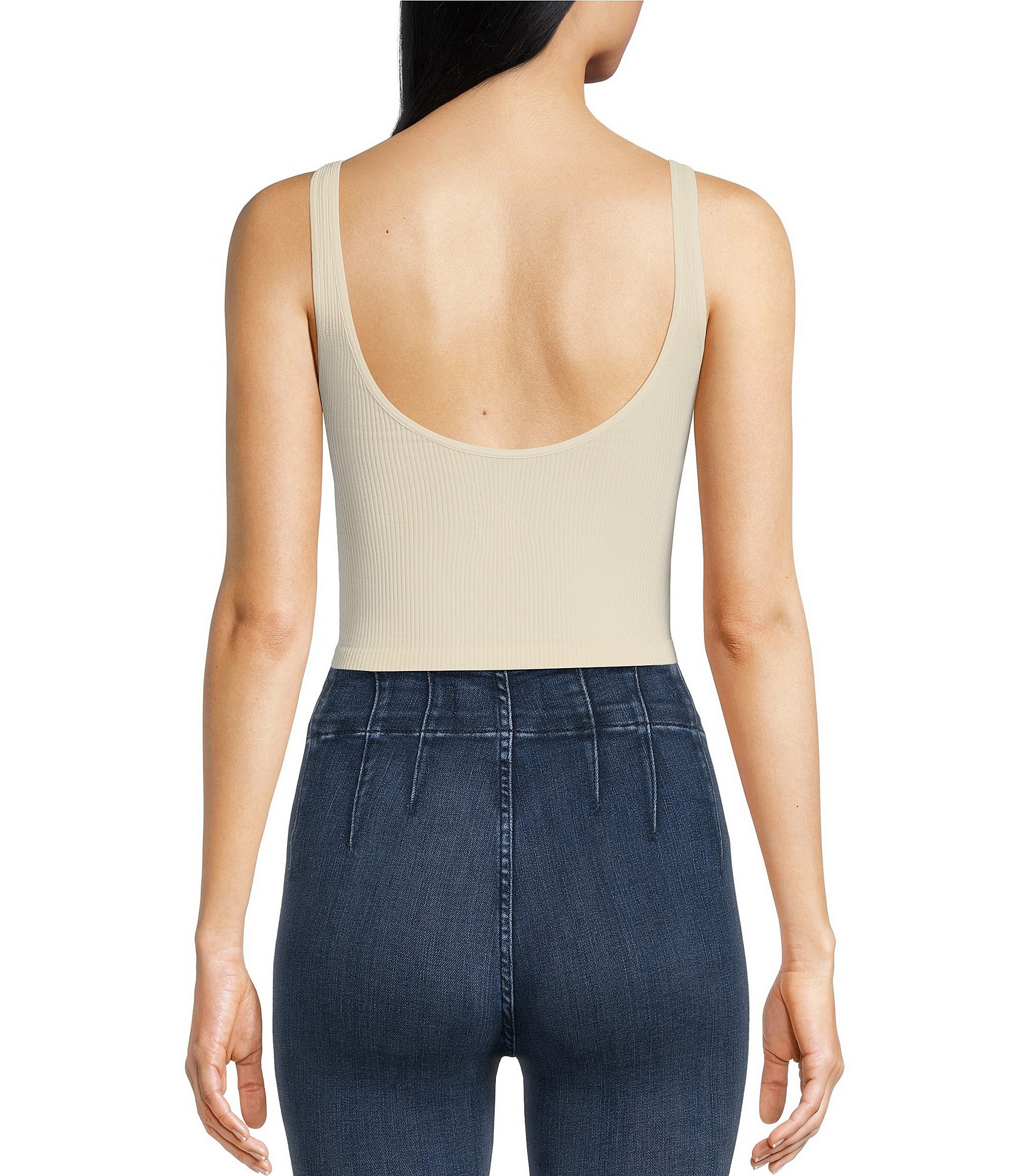 Free People Meg Seamless Cropped Cami