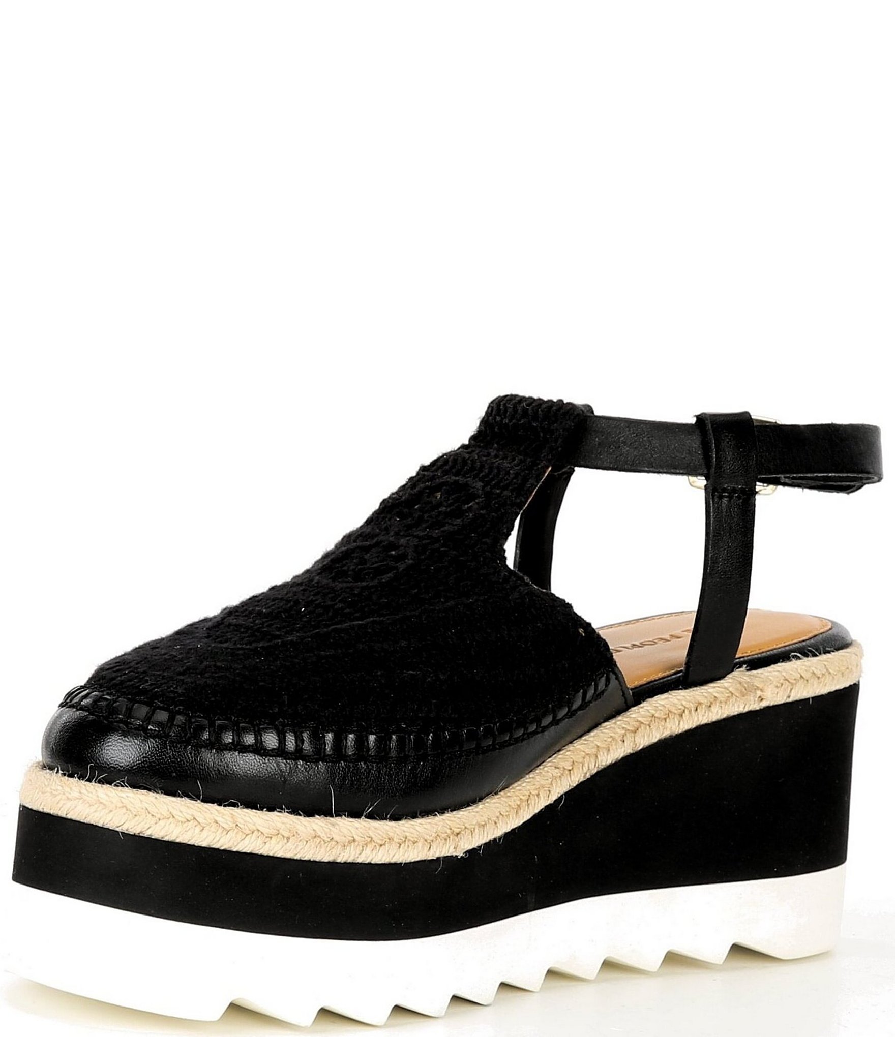 Free People Morning In Mykonos Crochet Platform Espadrille Wedges