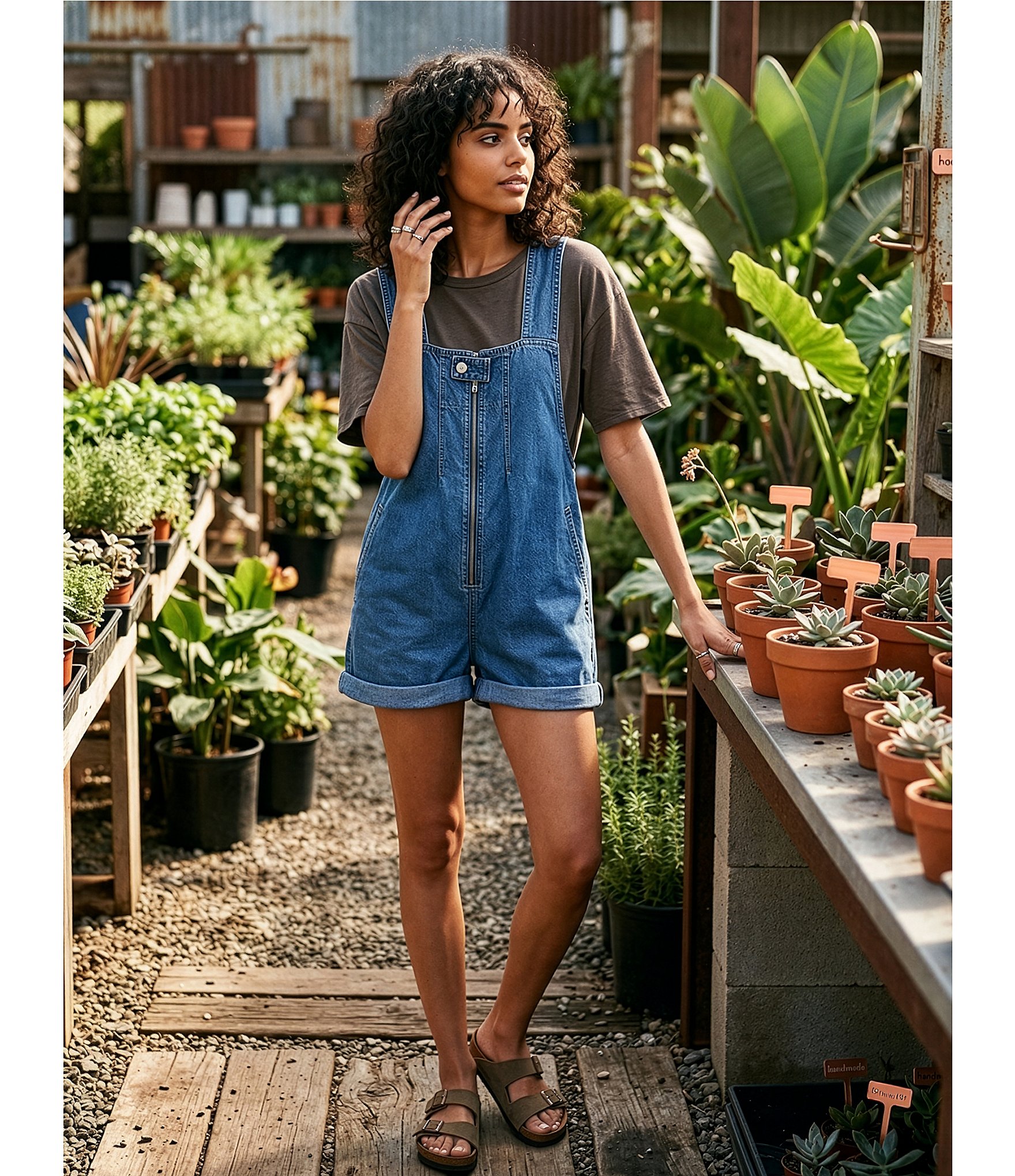 Free People Nina Short Sleeve Raw Edge Crew Neck Boxy Tee Shirt