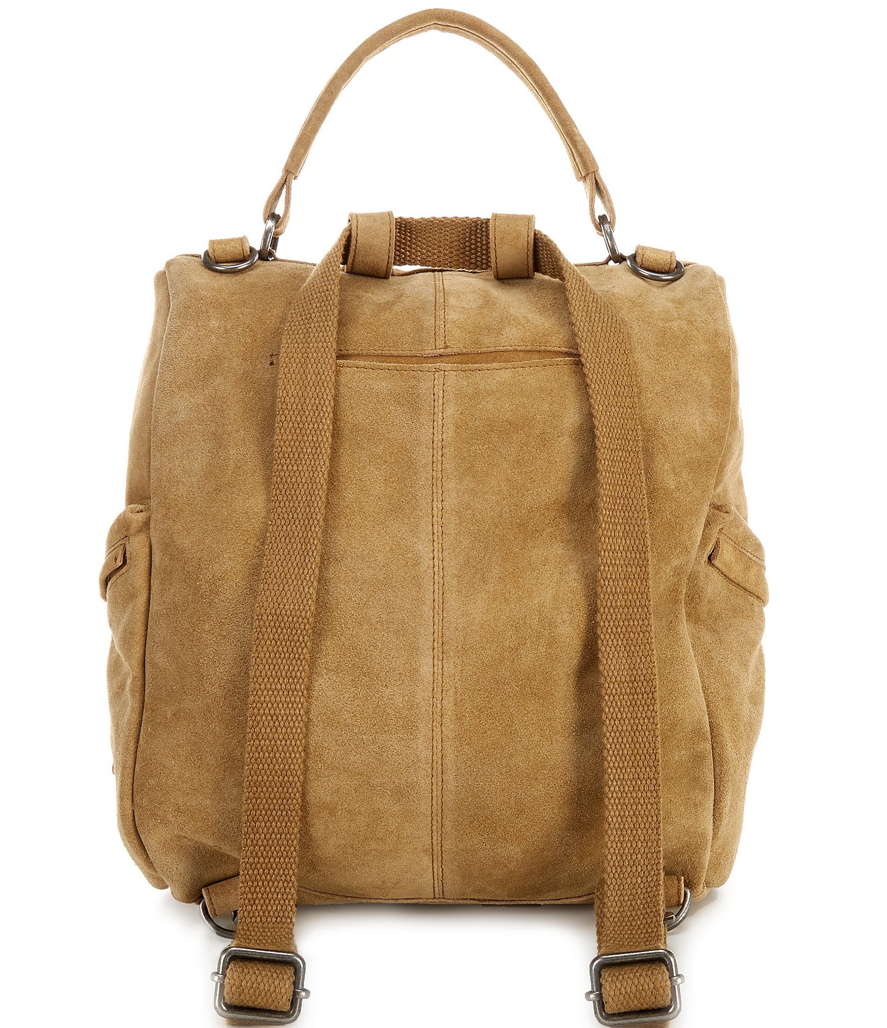 Free People Paint The Town Suede Backpack