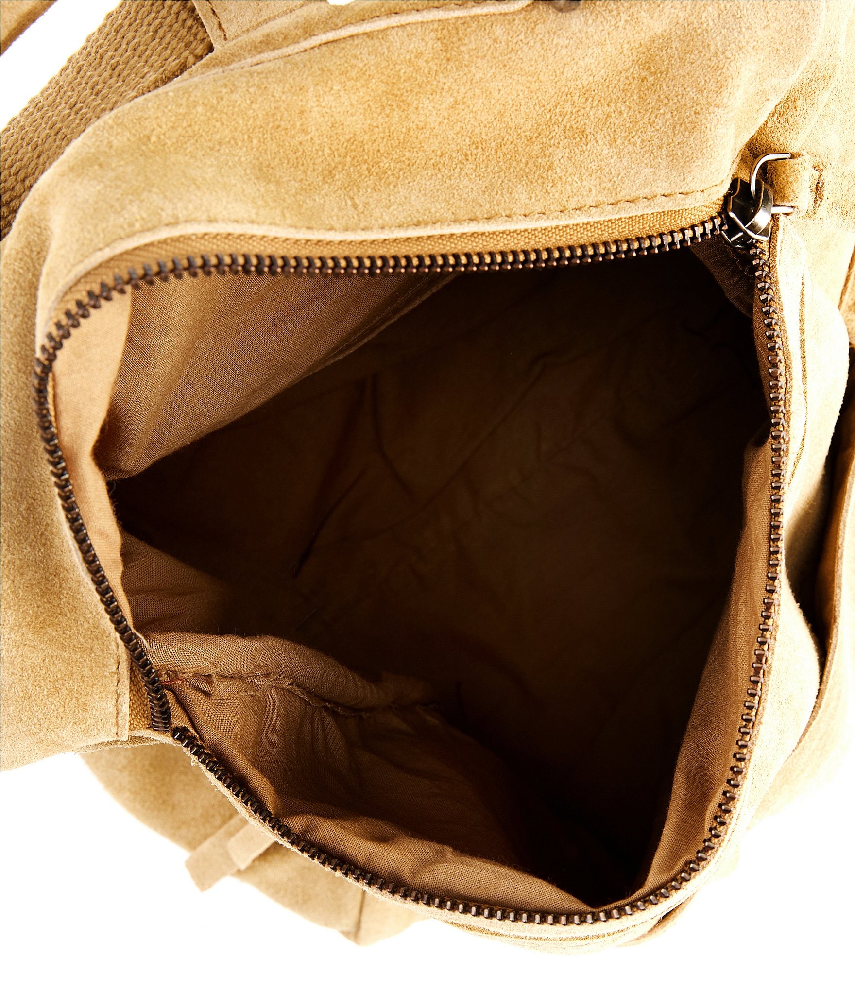 Free People Paint The Town Suede Backpack