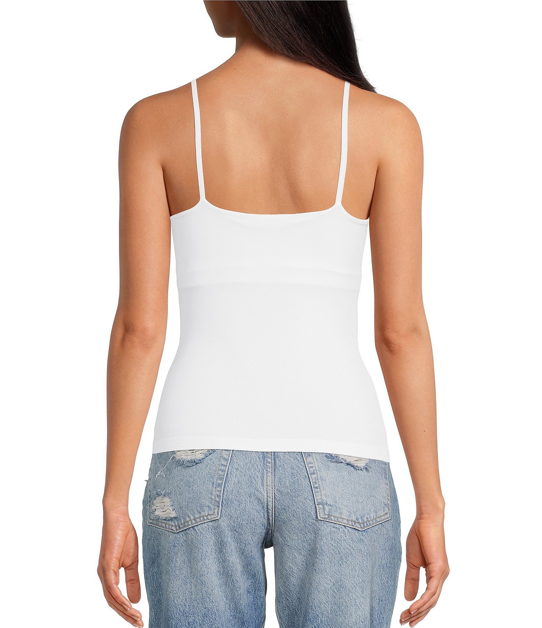 Free People Seamless Form Fitting Sleeveless Scoop Neck Cami