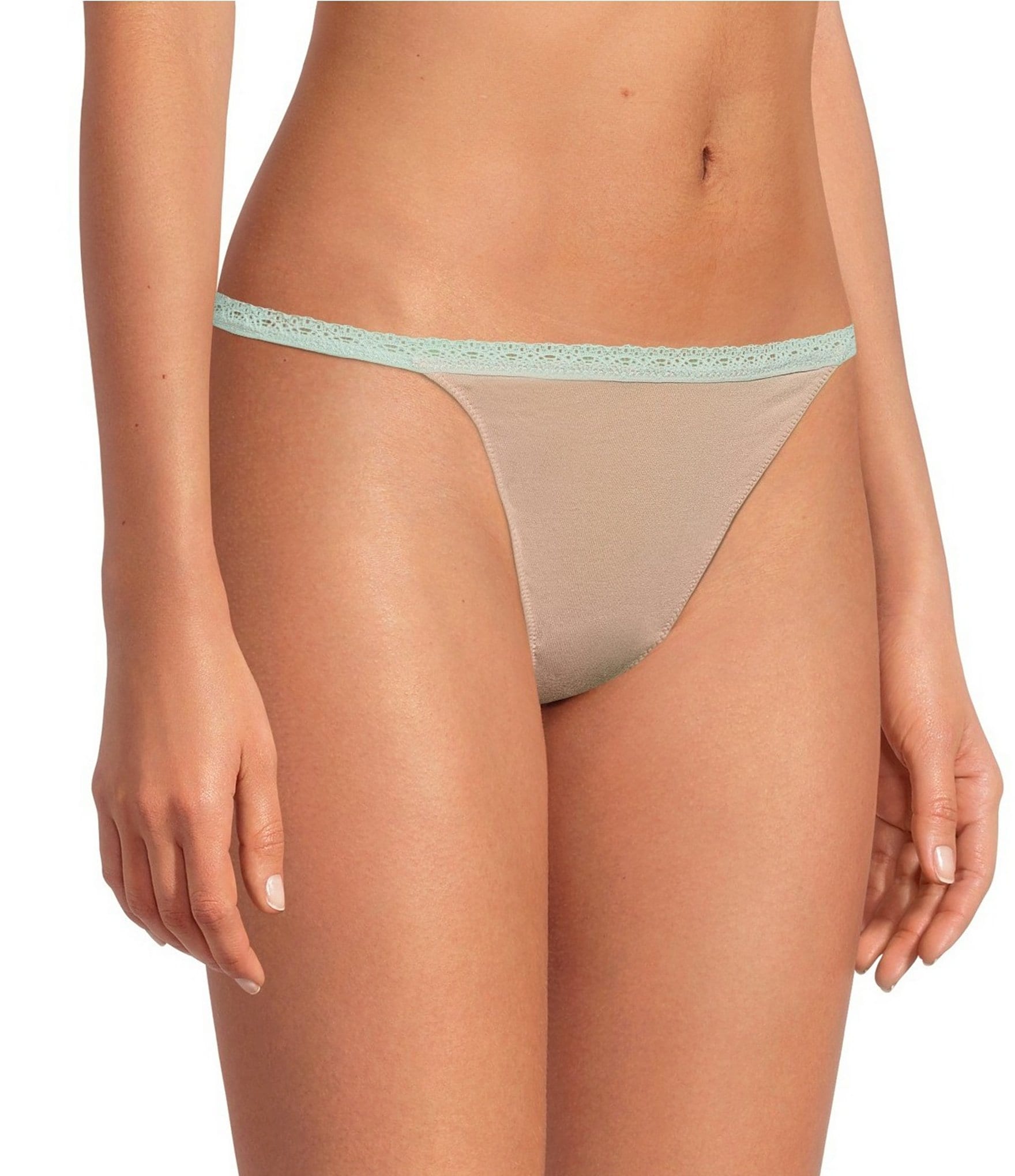 Cotillion by Cabernet Seamed To Fit Stretch Hi-Cut Brief Panty | Dillard's
