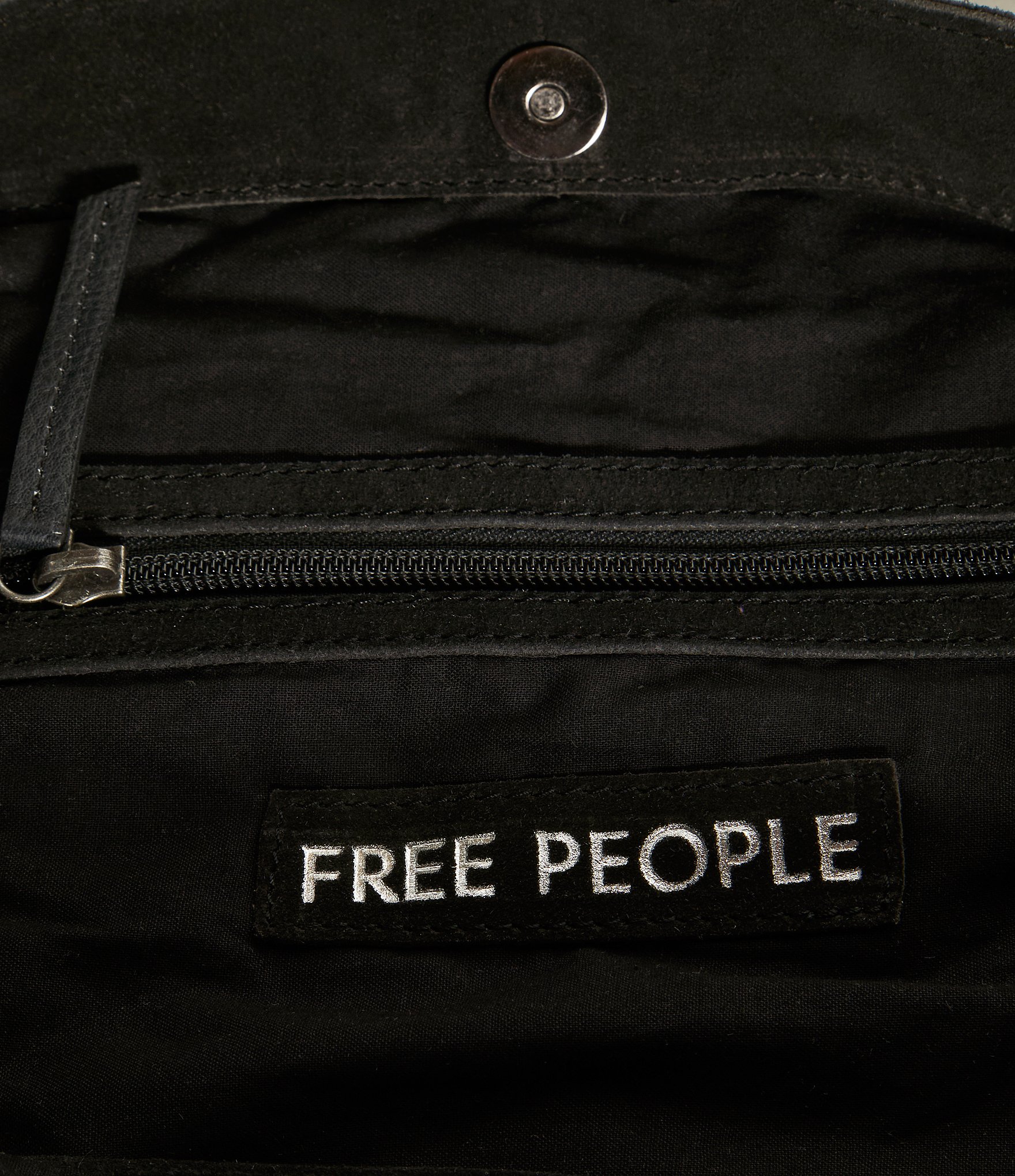 Free People Suzie Suede Slouchy Oversized Tote Bag