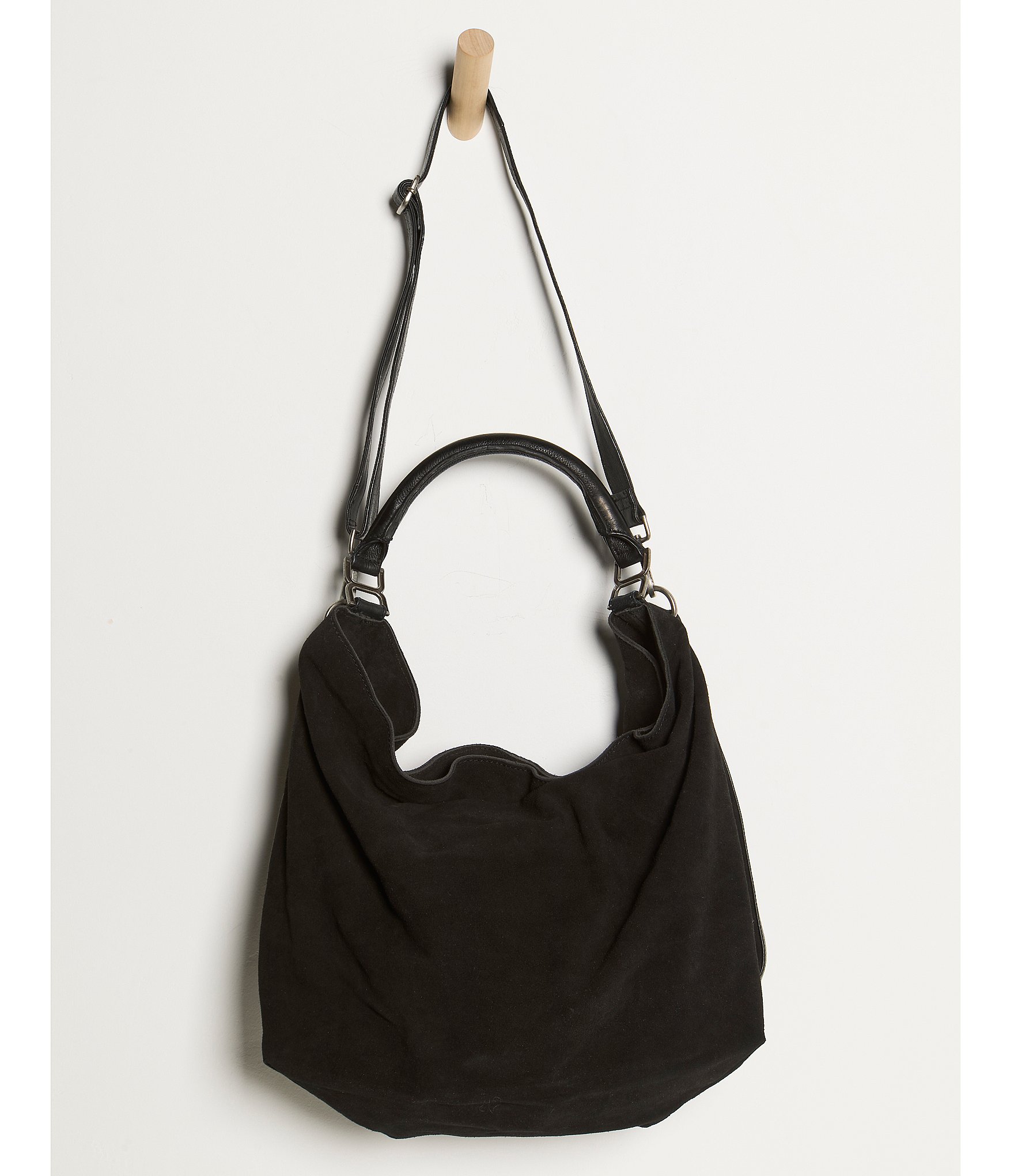 Free People Suzie Suede Slouchy Oversized Tote Bag