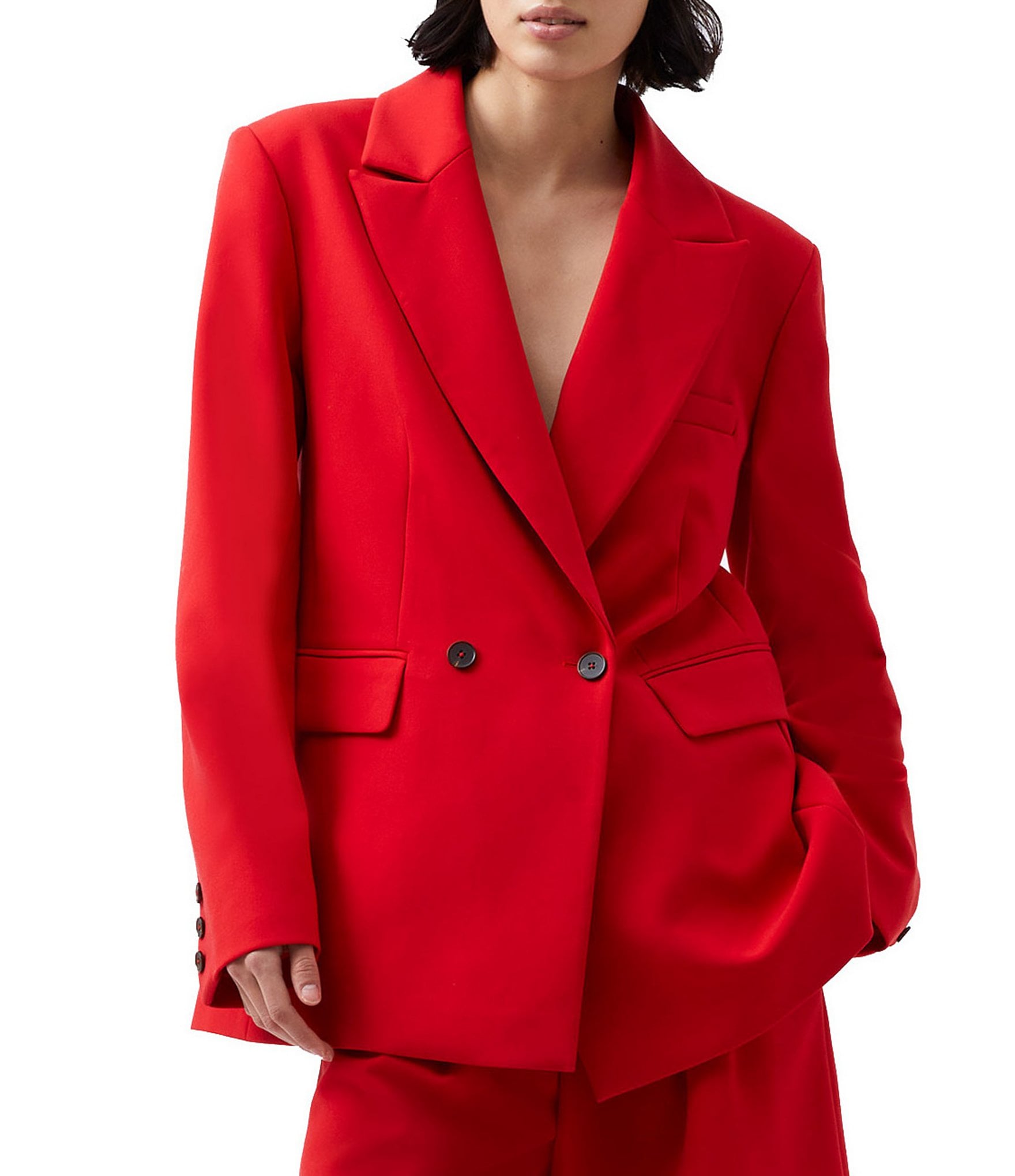 Red Women s Contemporary Jackets Blazers Dillard s