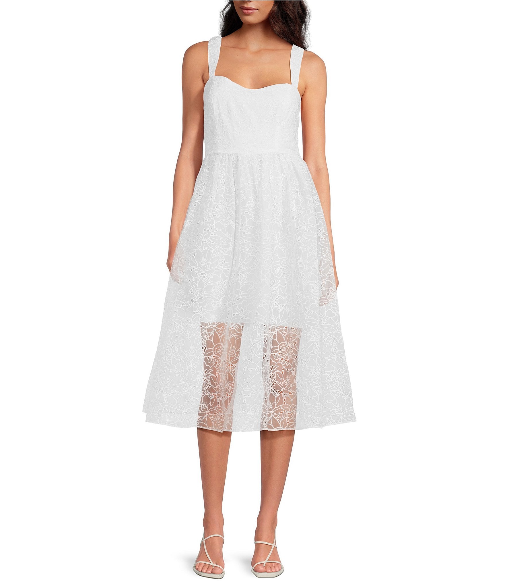 Dillards tea length fashion wedding dresses