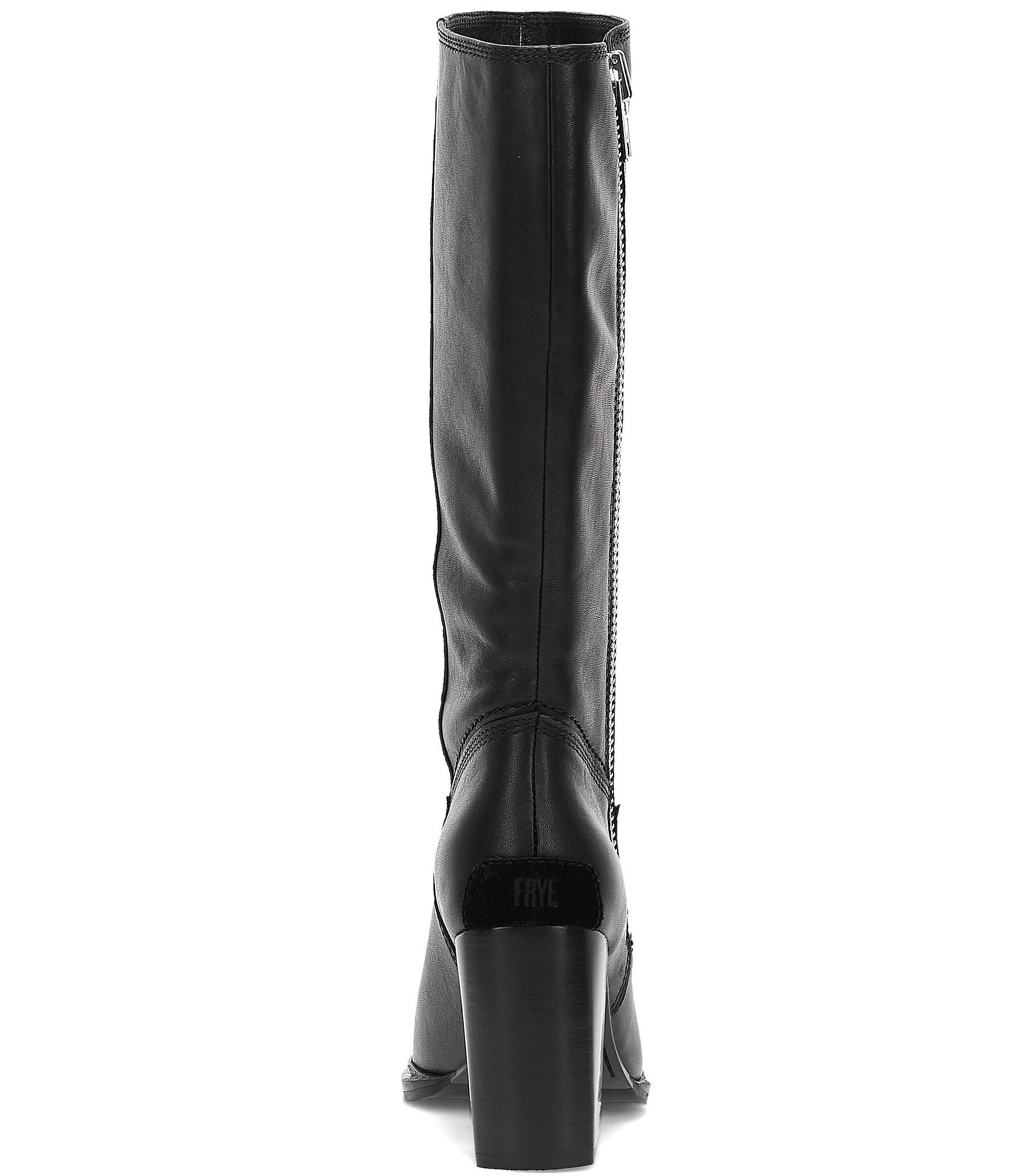 Frye Alex Heavy Zip Tall Leather Boots