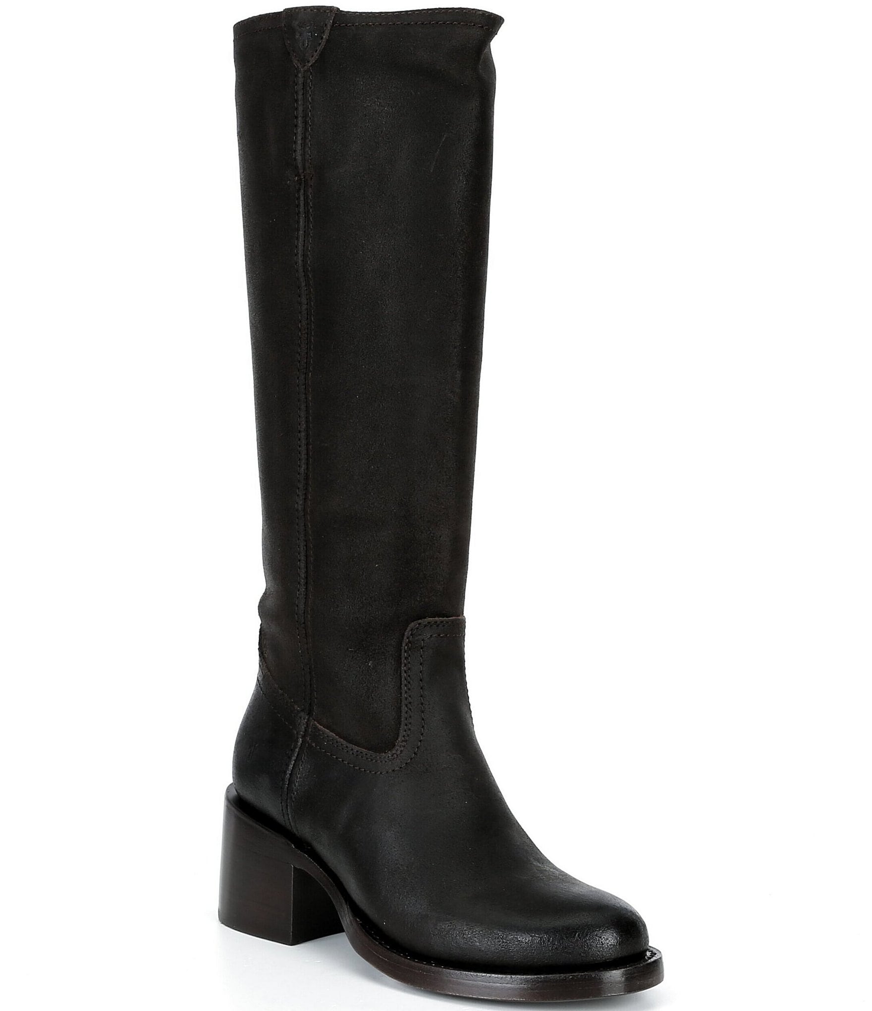 Frye Andy Suede Pull On Tall Boots