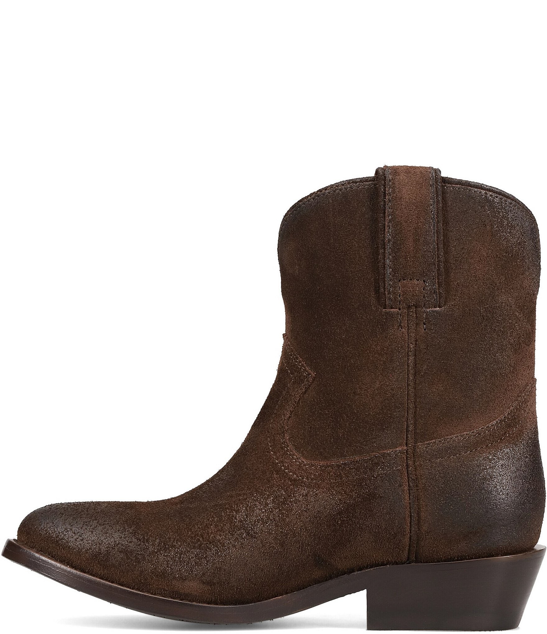 Frye Billy Suede Western Booties