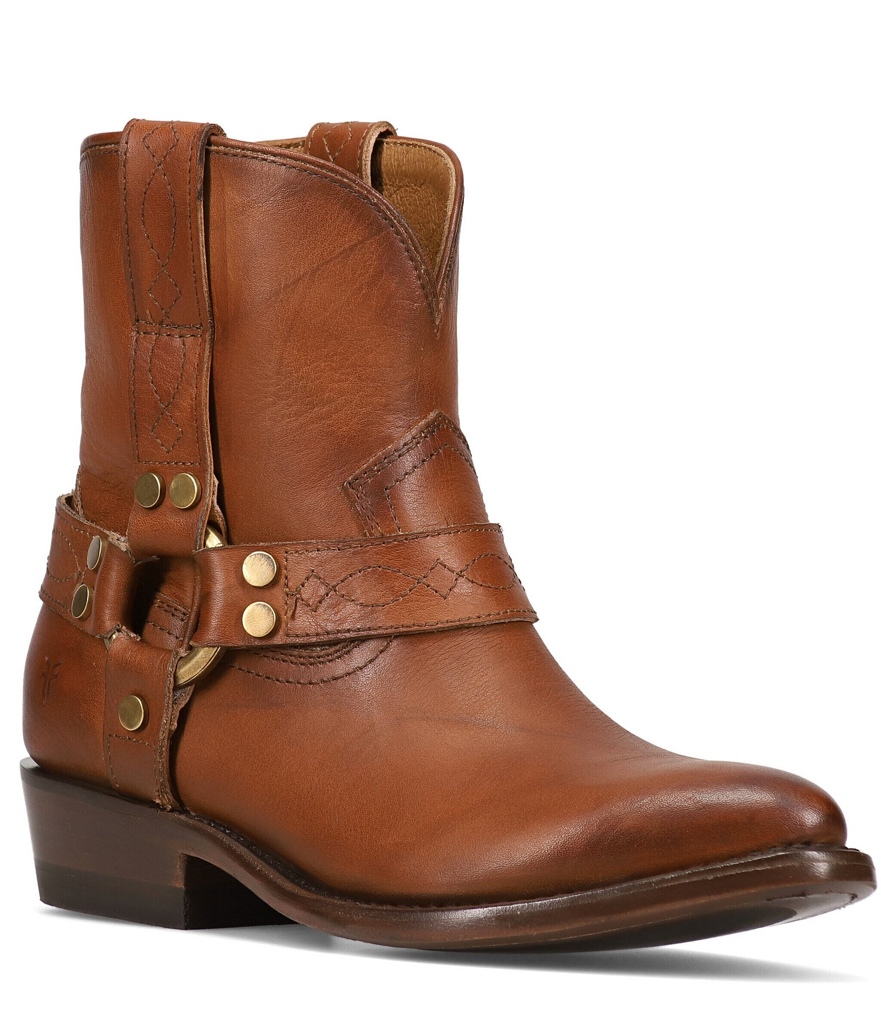 Frye Billy Short Harness Leather Booties Dillard s