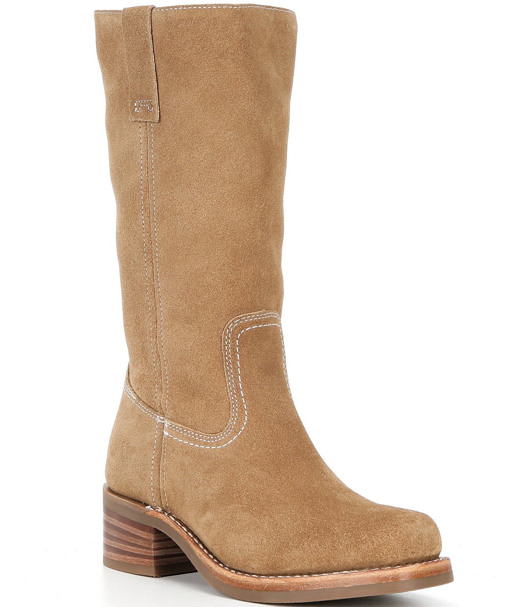 Frye Campus 12R Tall Suede Riding Boots