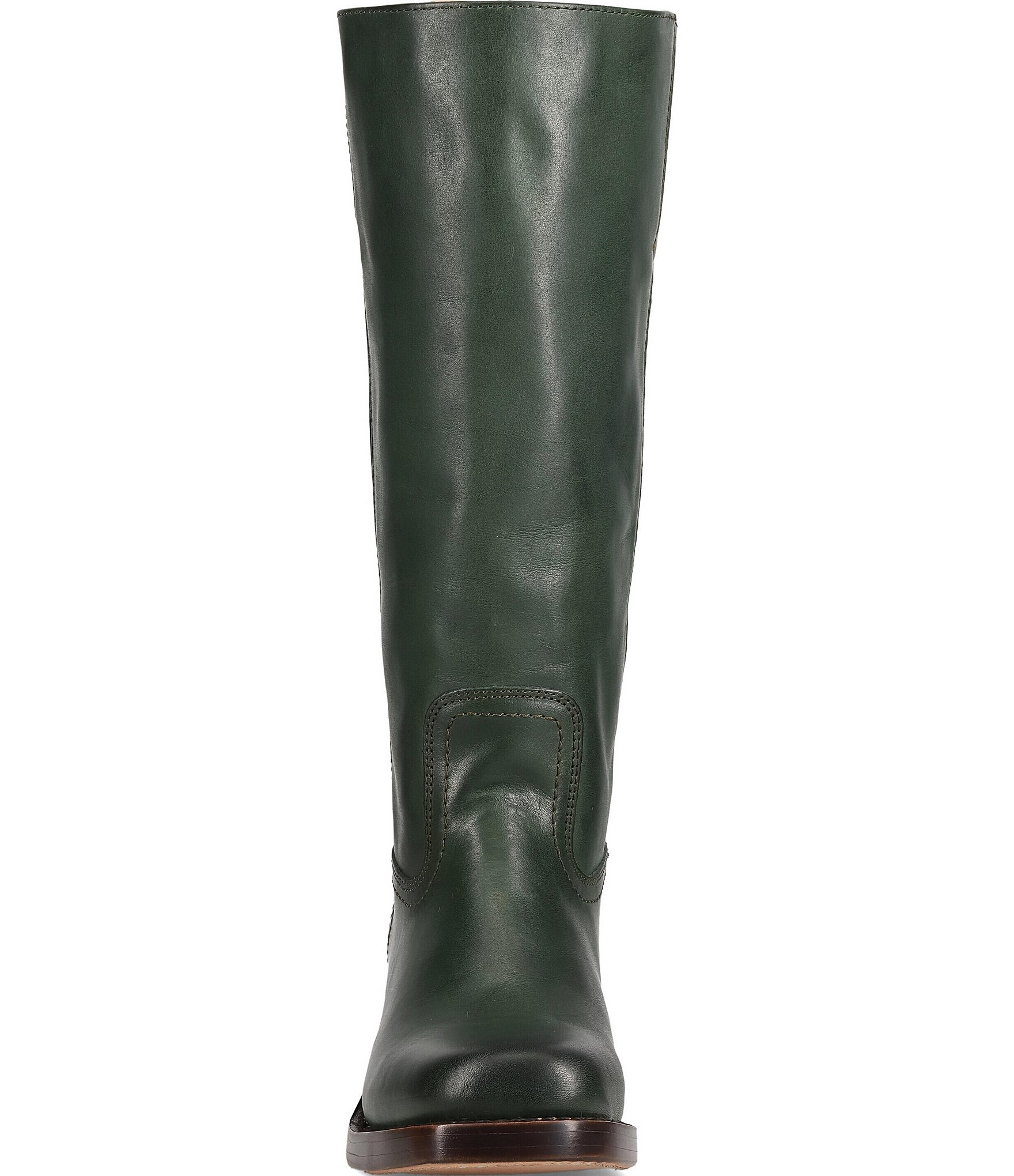 Frye Campus 14L Tall Leather Wide Calf Pull On Boots