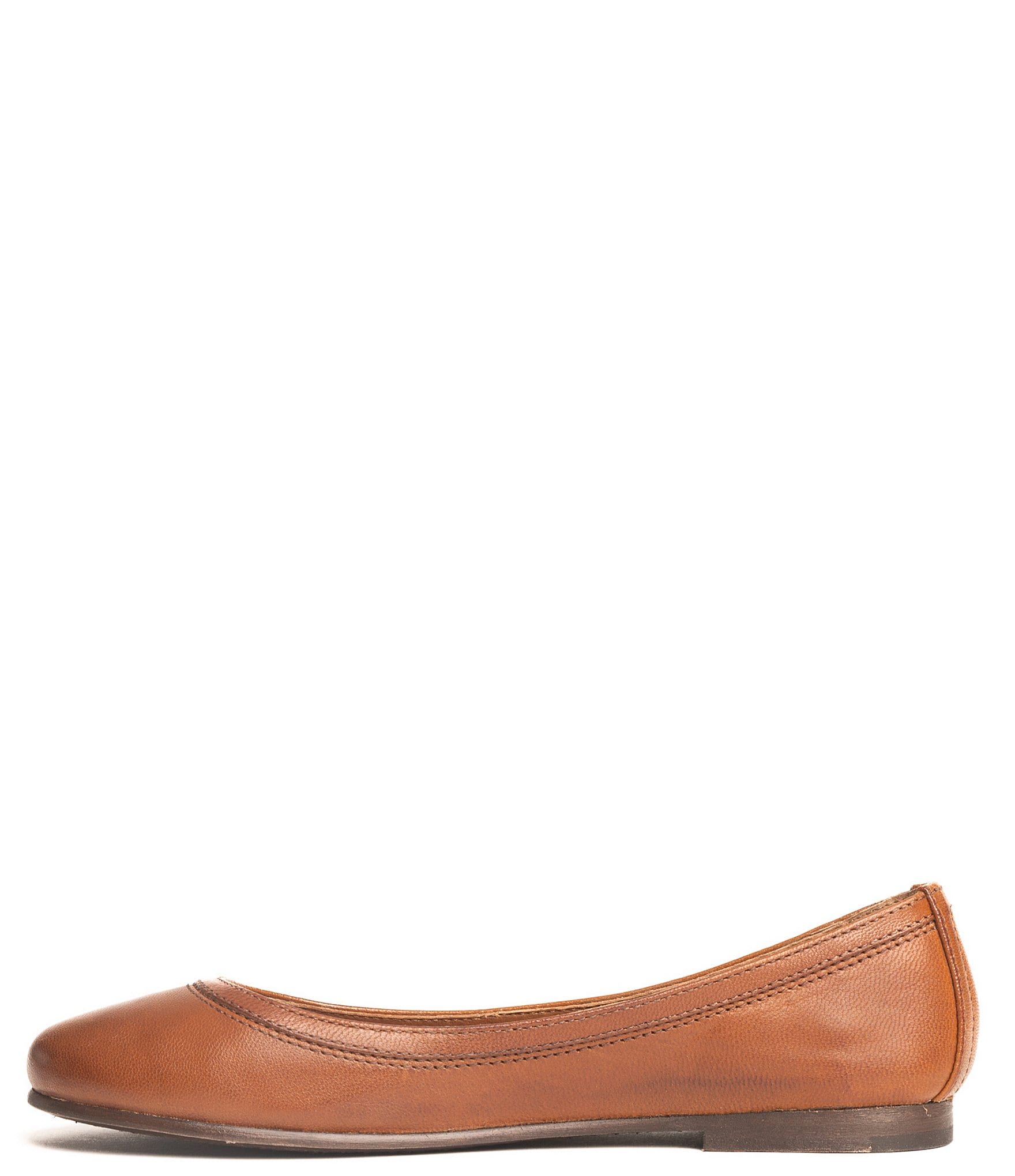 Frye Carson Ballet Leather Slip-On Flats