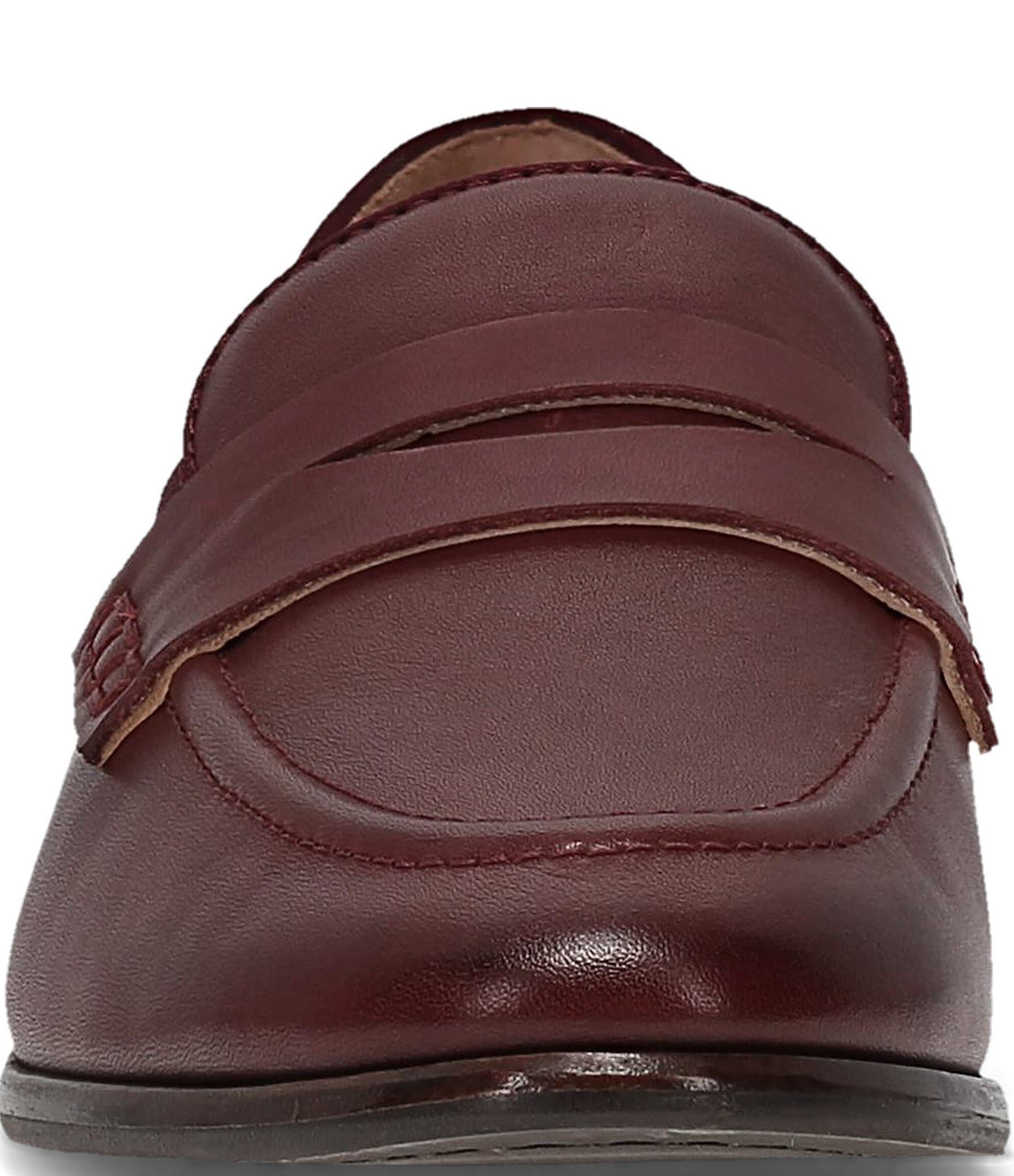 Frye Faith Leather Slip On Loafers