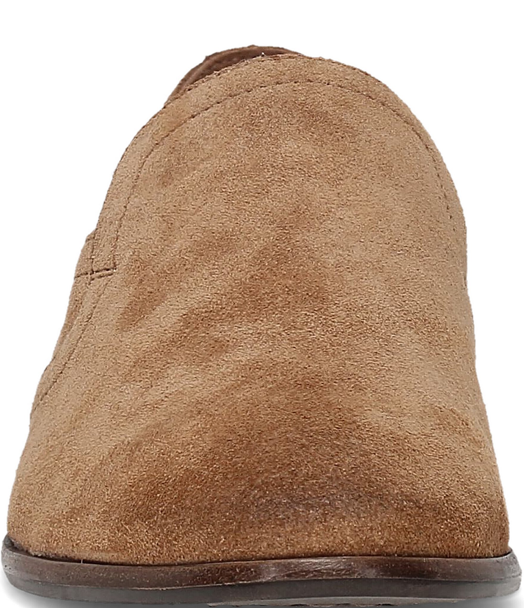 Frye Faith Suede Slip On Loafers