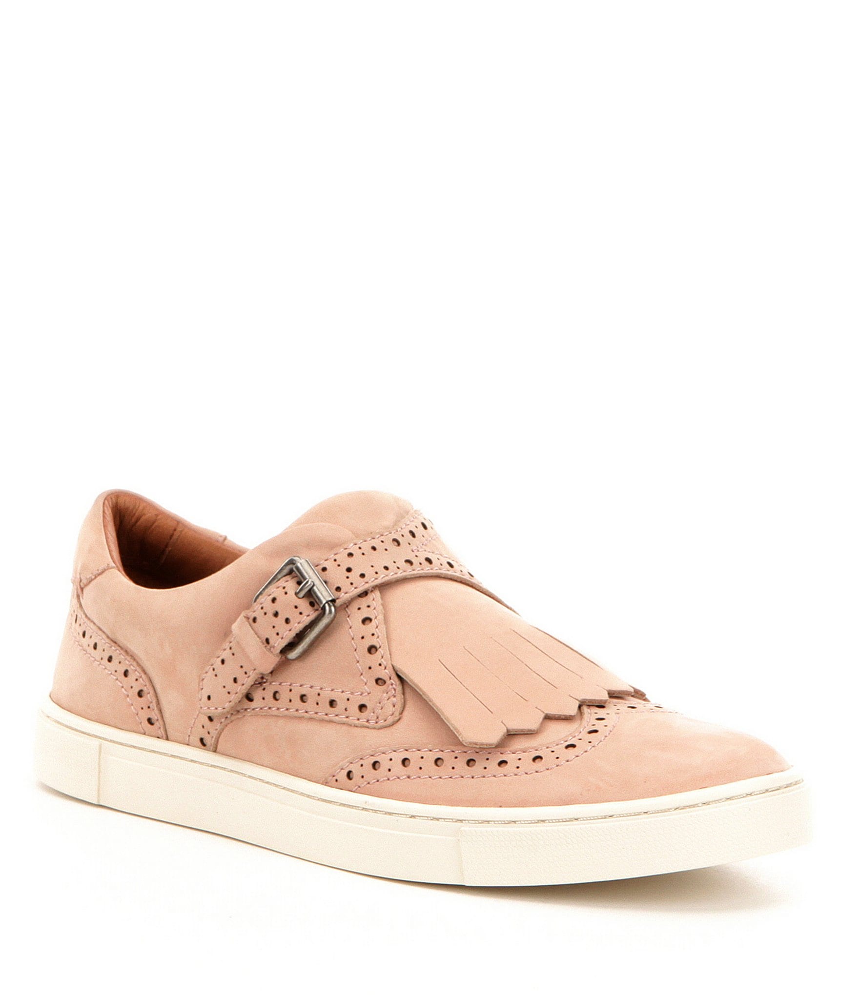 Frye Gemma Kiltie Perforated Nubuck SlipOn Sneakers Dillards
