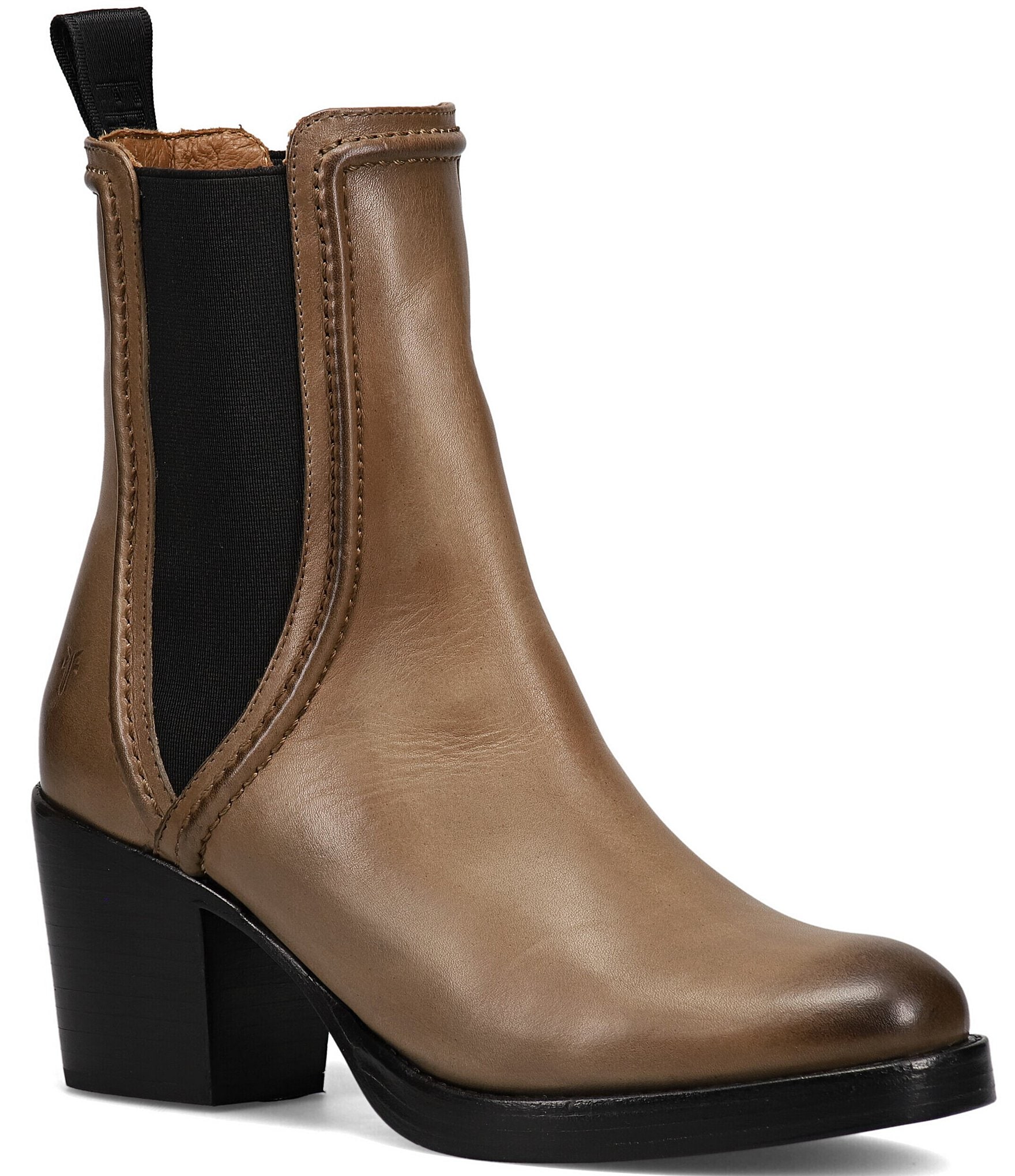 Frye leather hot sale chelsea booties