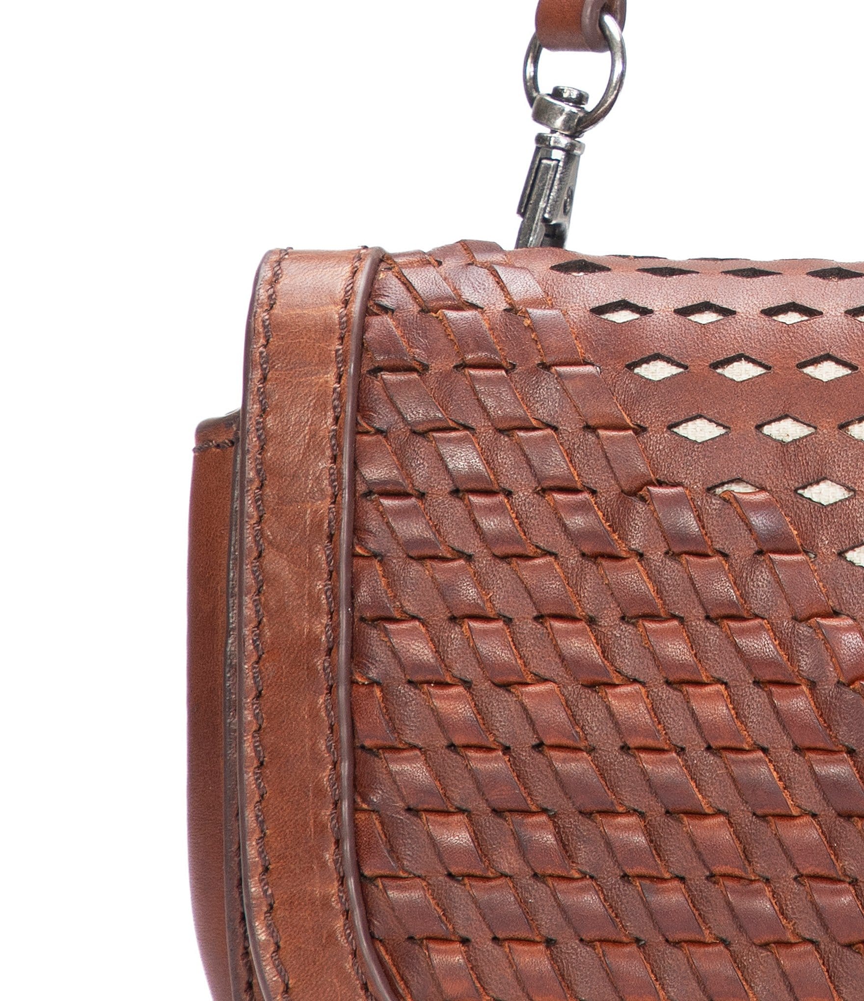 Frye Jennie Woven Wallet Crossbody Bag