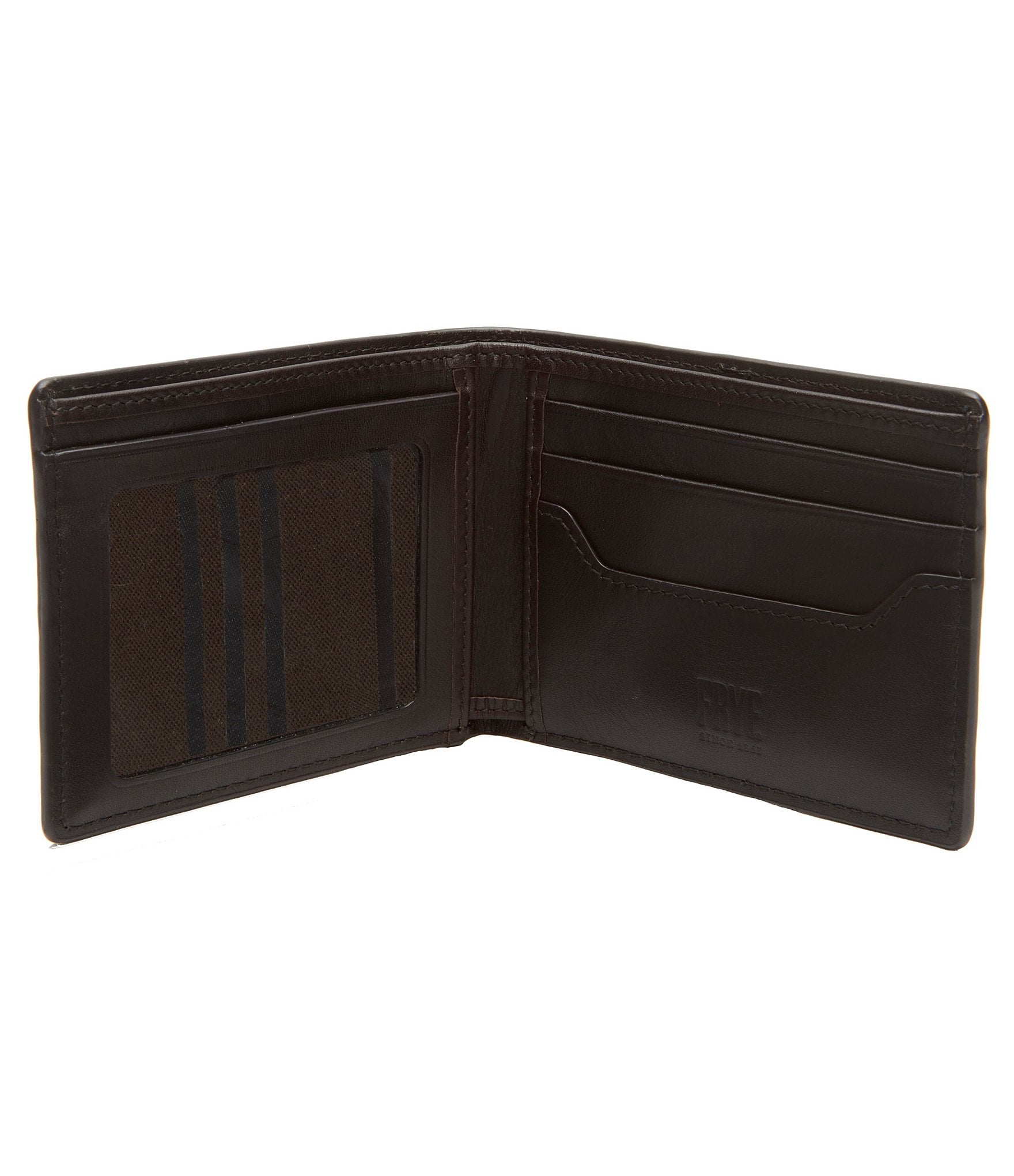 Frye Logan Slim ID Leather Billfold Wallet