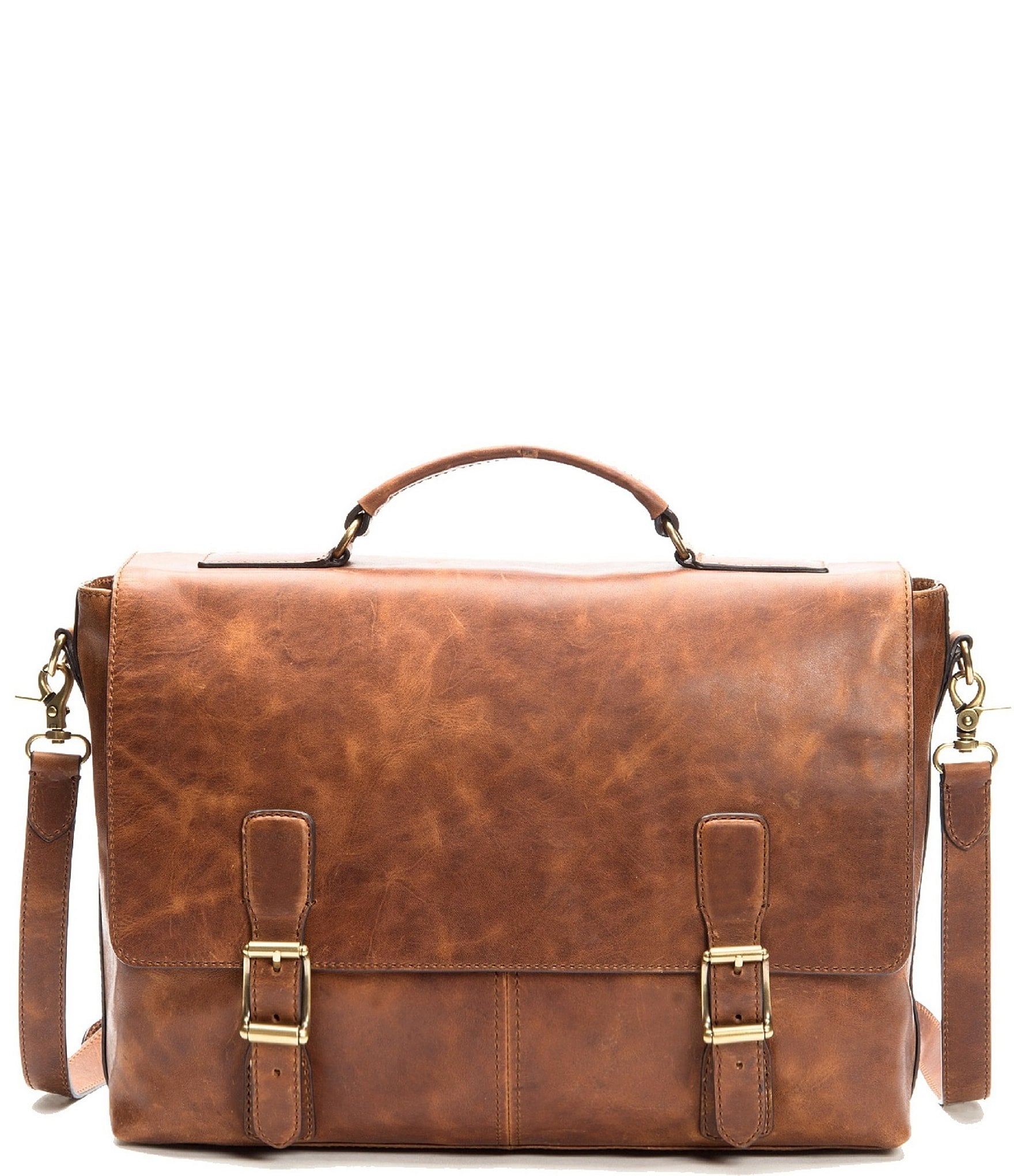 Frye Logan Top Handle Leather Briefcase | Dillard's