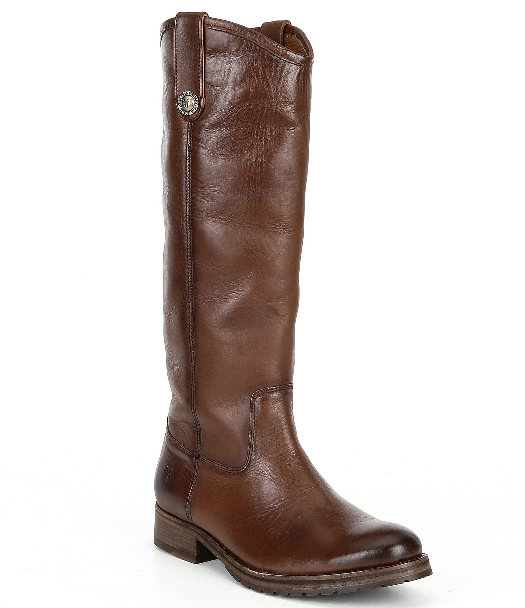 hand in Push down Rationalization Frye Melissa Button Leather Boots | Dillard's