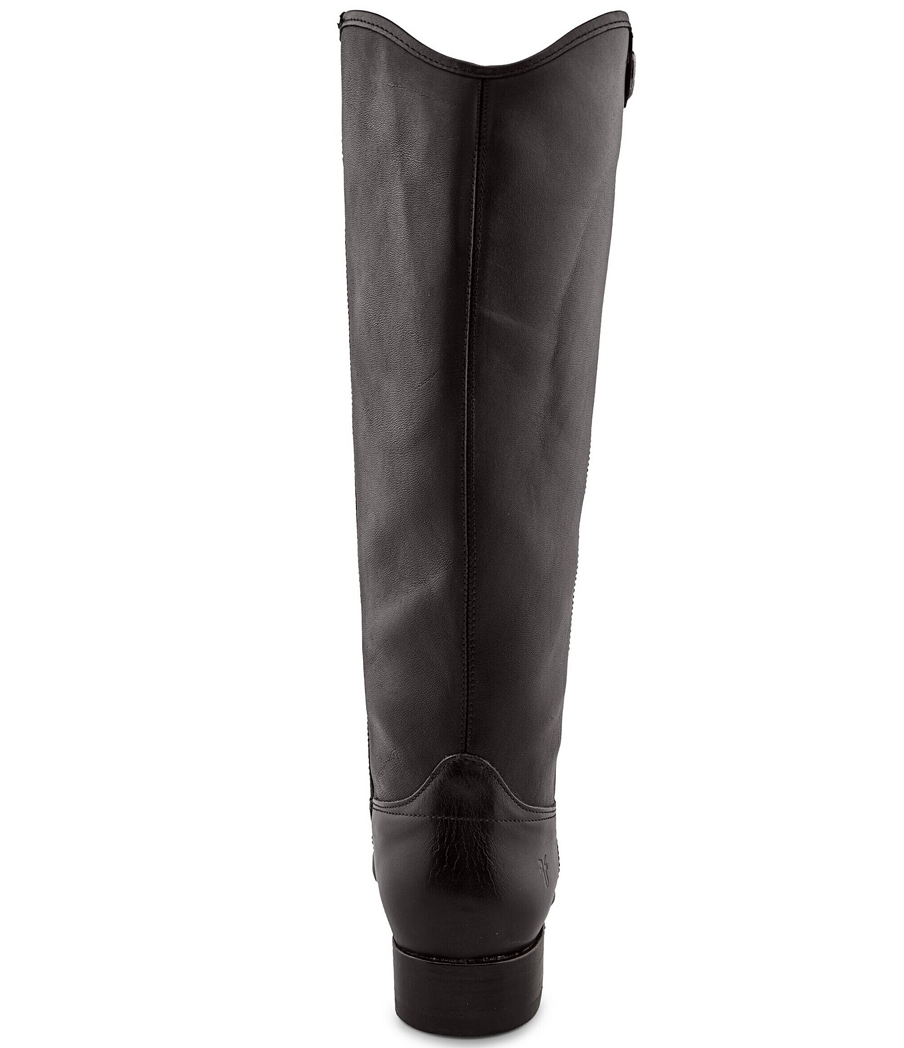 Frye Melissa Button Leather Tall Inside Zip Boots