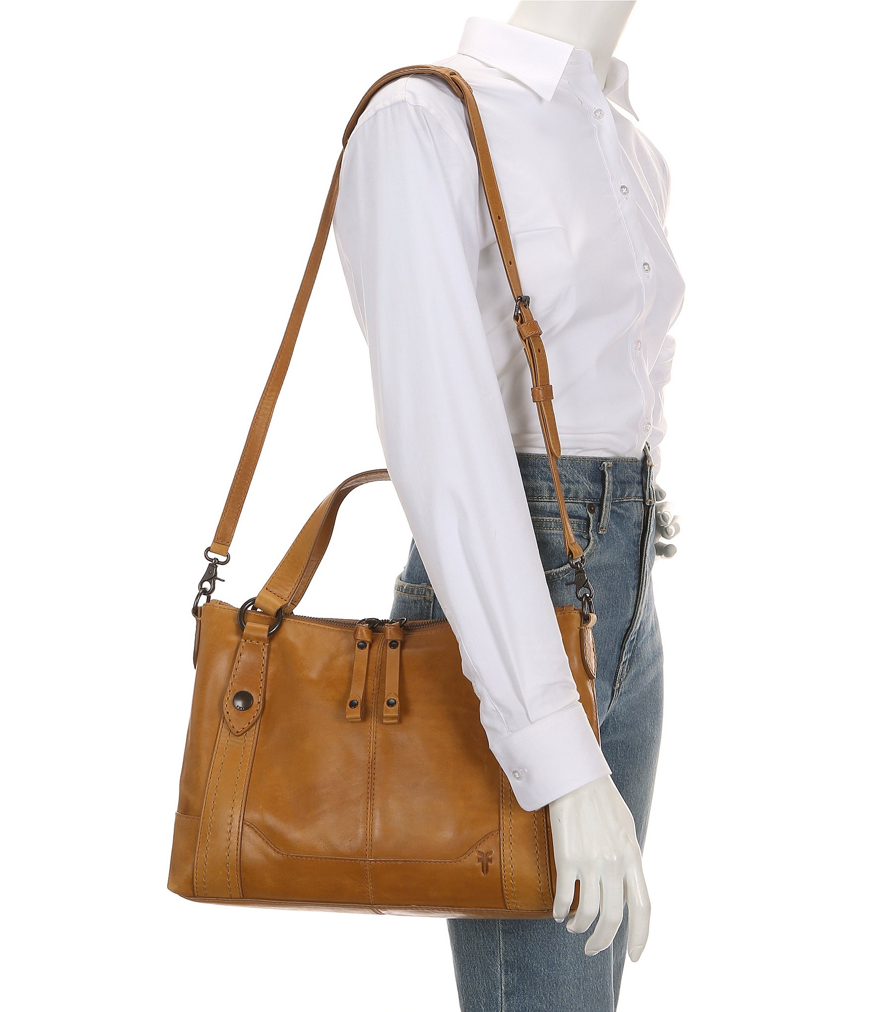 Frye Melissa Medium Leather Satchel Bag