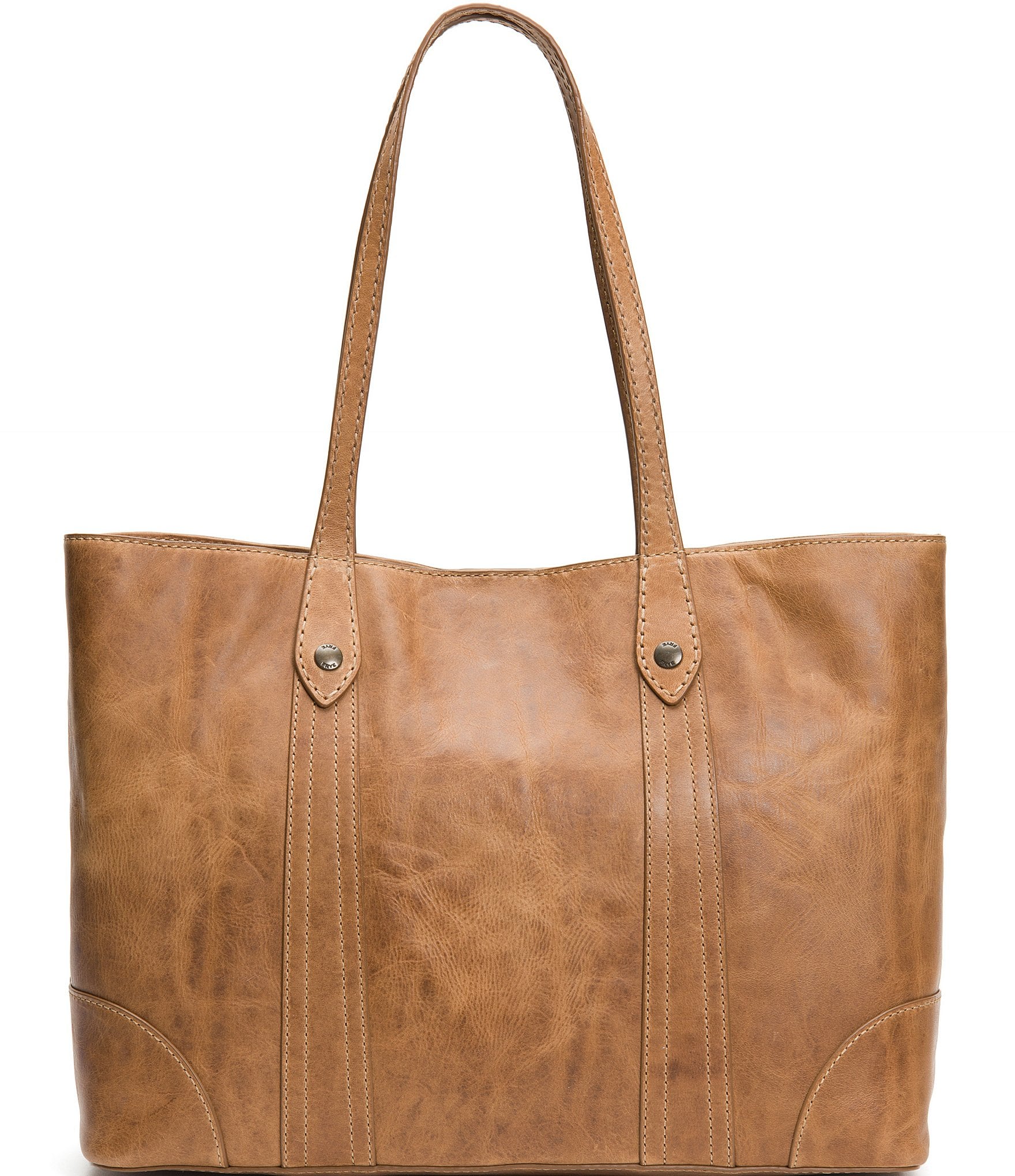 Frye Melissa Washed Leather Shopper Tote Bag