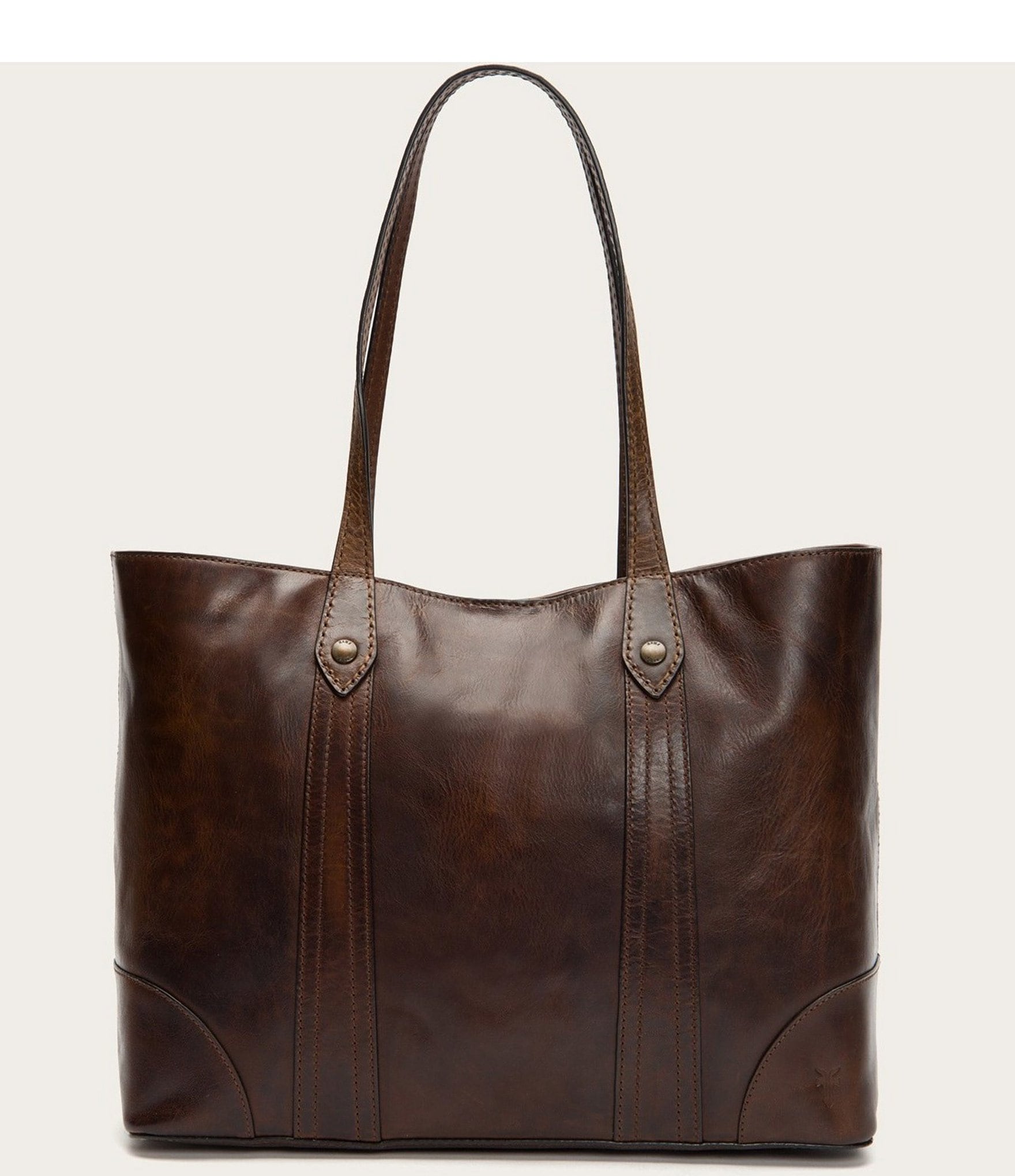 Frye Melissa Washed Leather Shopper Tote Bag