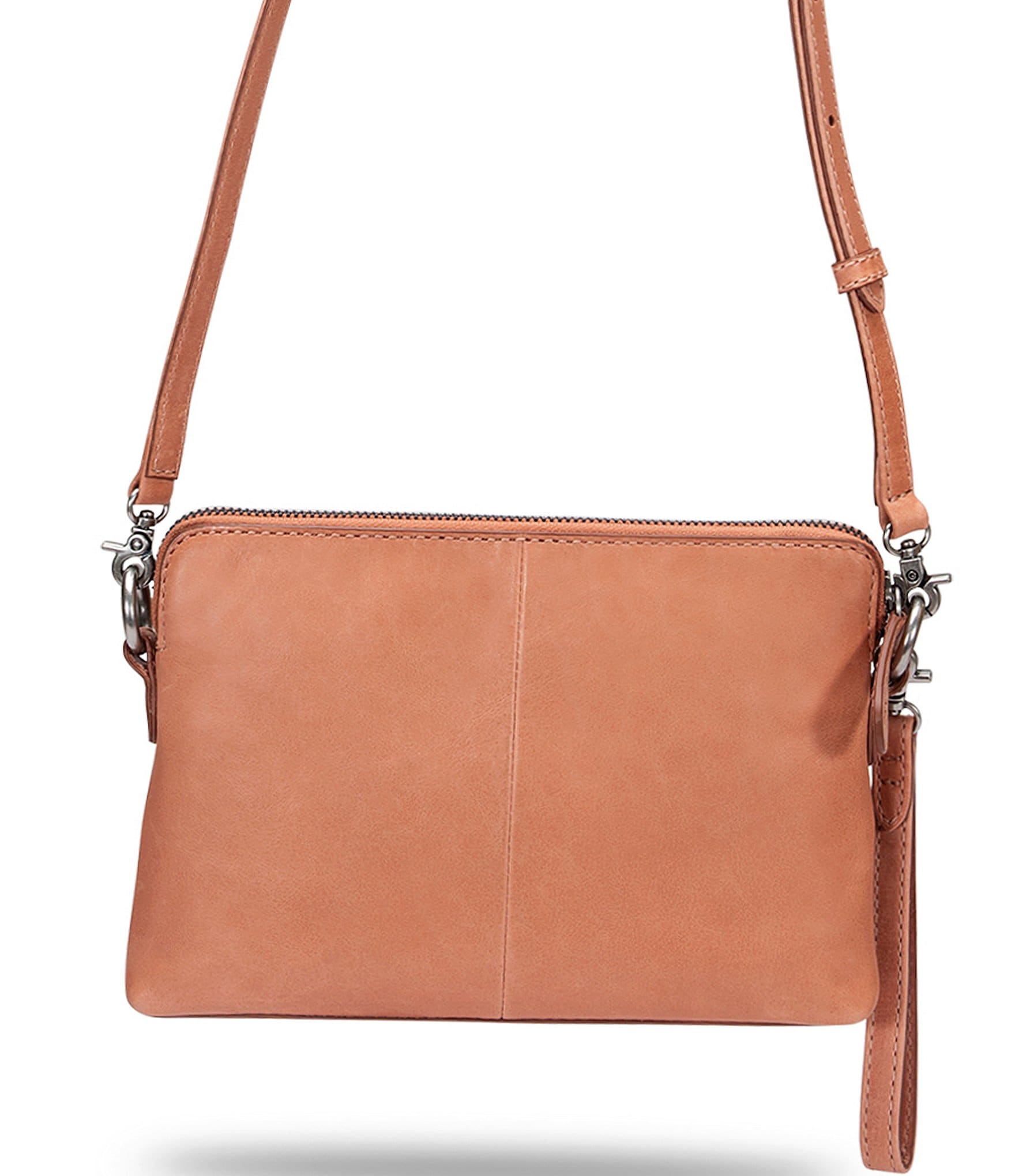 Frye Melissa Silver Hardware Convertible Wristlet Crossbody Bag