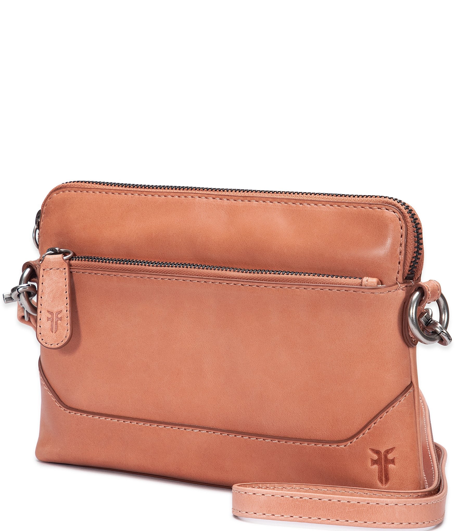 Frye Melissa Silver Hardware Convertible Wristlet Crossbody Bag