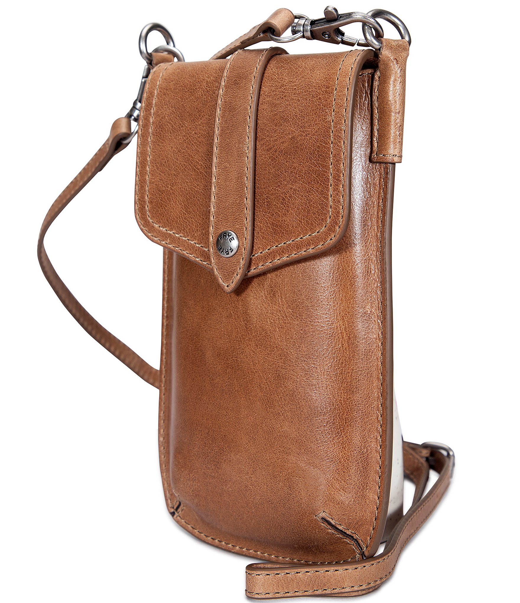 Frye Melissa Silver Hardware Phone Crossbody Bag