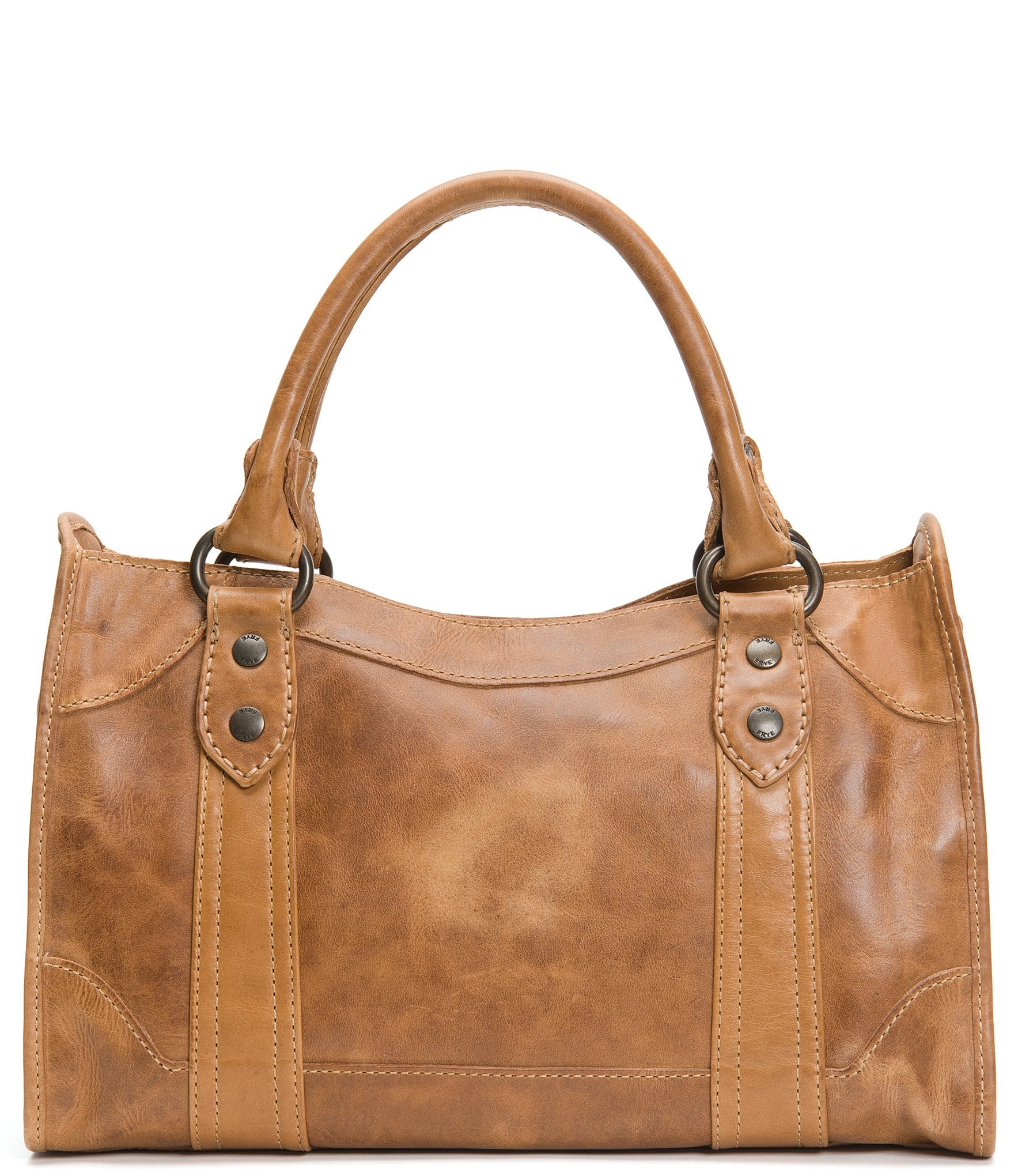 Frye Melissa Washed Leather Satchel Bag