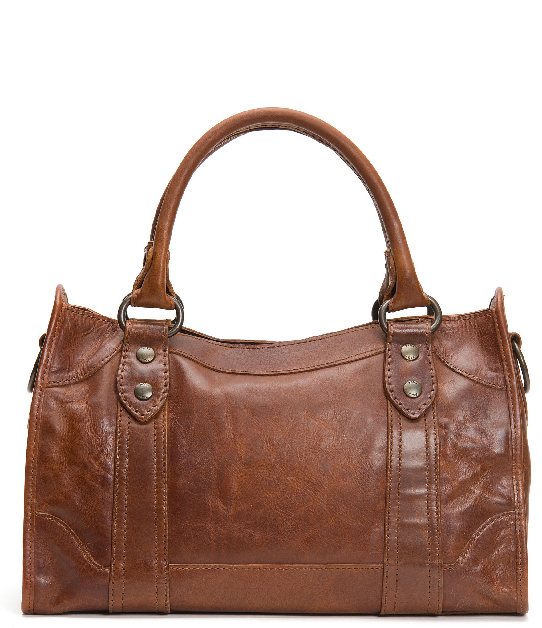 Frye Melissa Washed Leather Satchel Bag