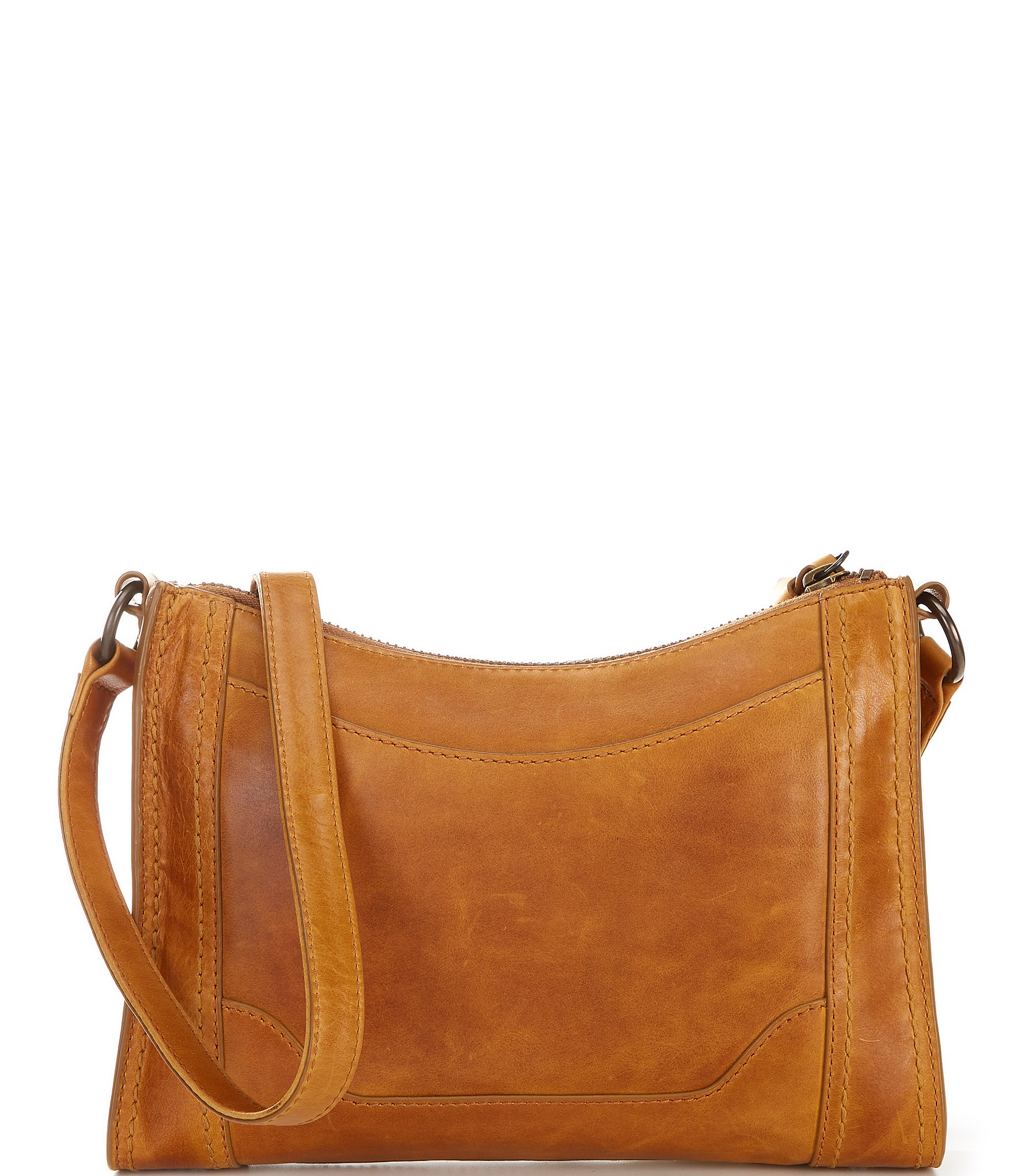 Frye Melissa Zip Leather Crossbody Bag