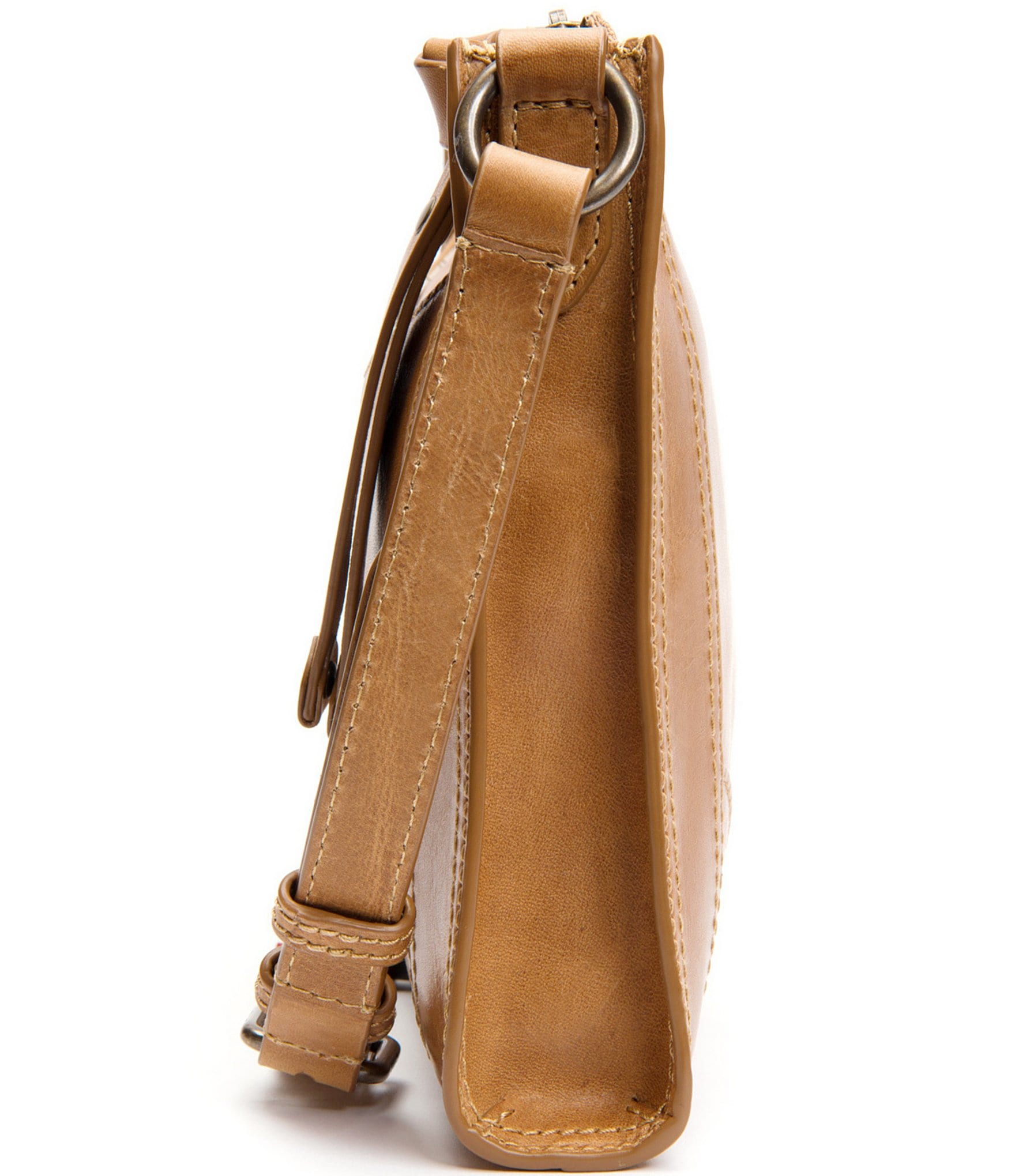 Frye Melissa Zip Leather Crossbody Bag