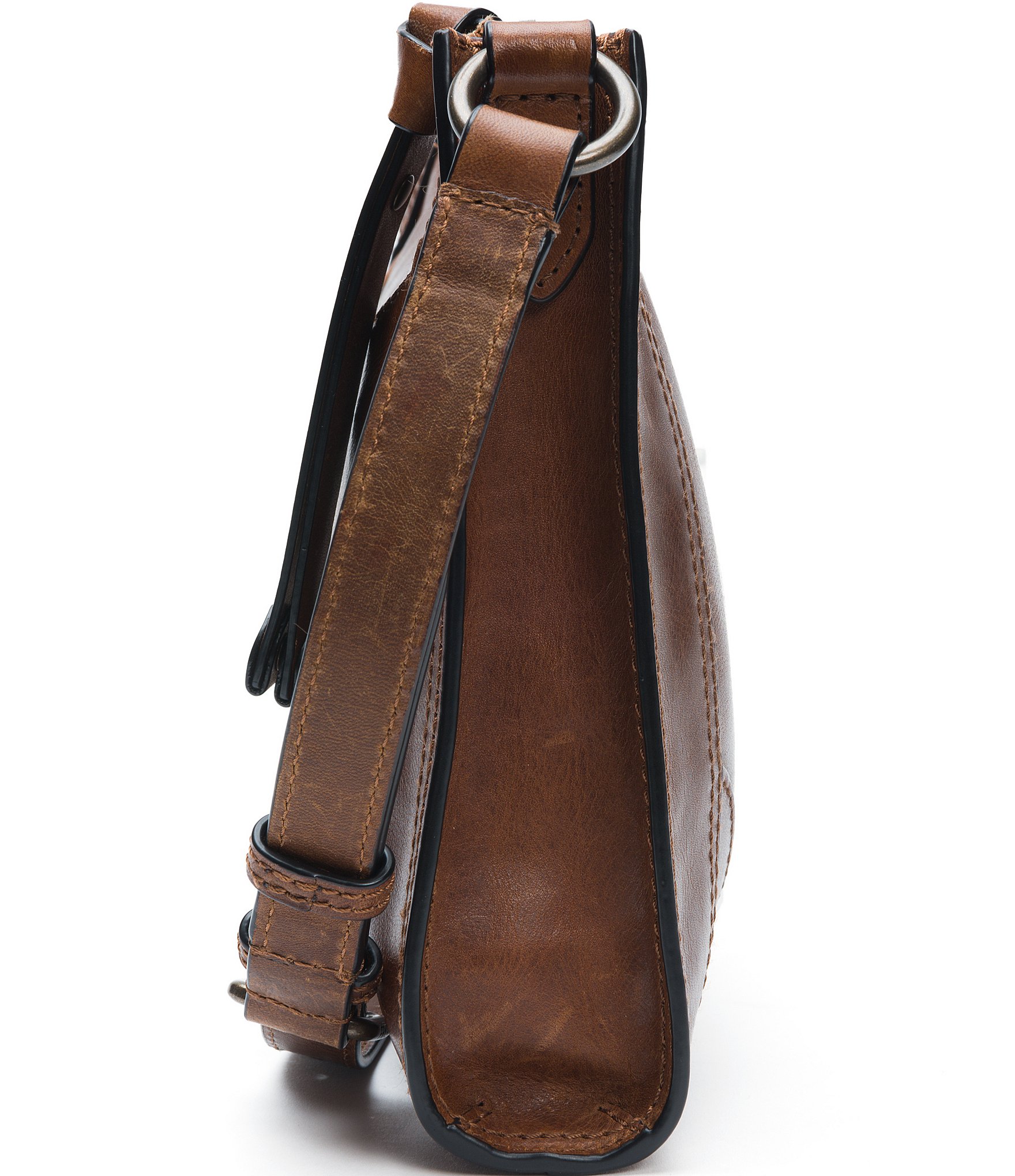 Frye Melissa Zip Leather Crossbody Bag