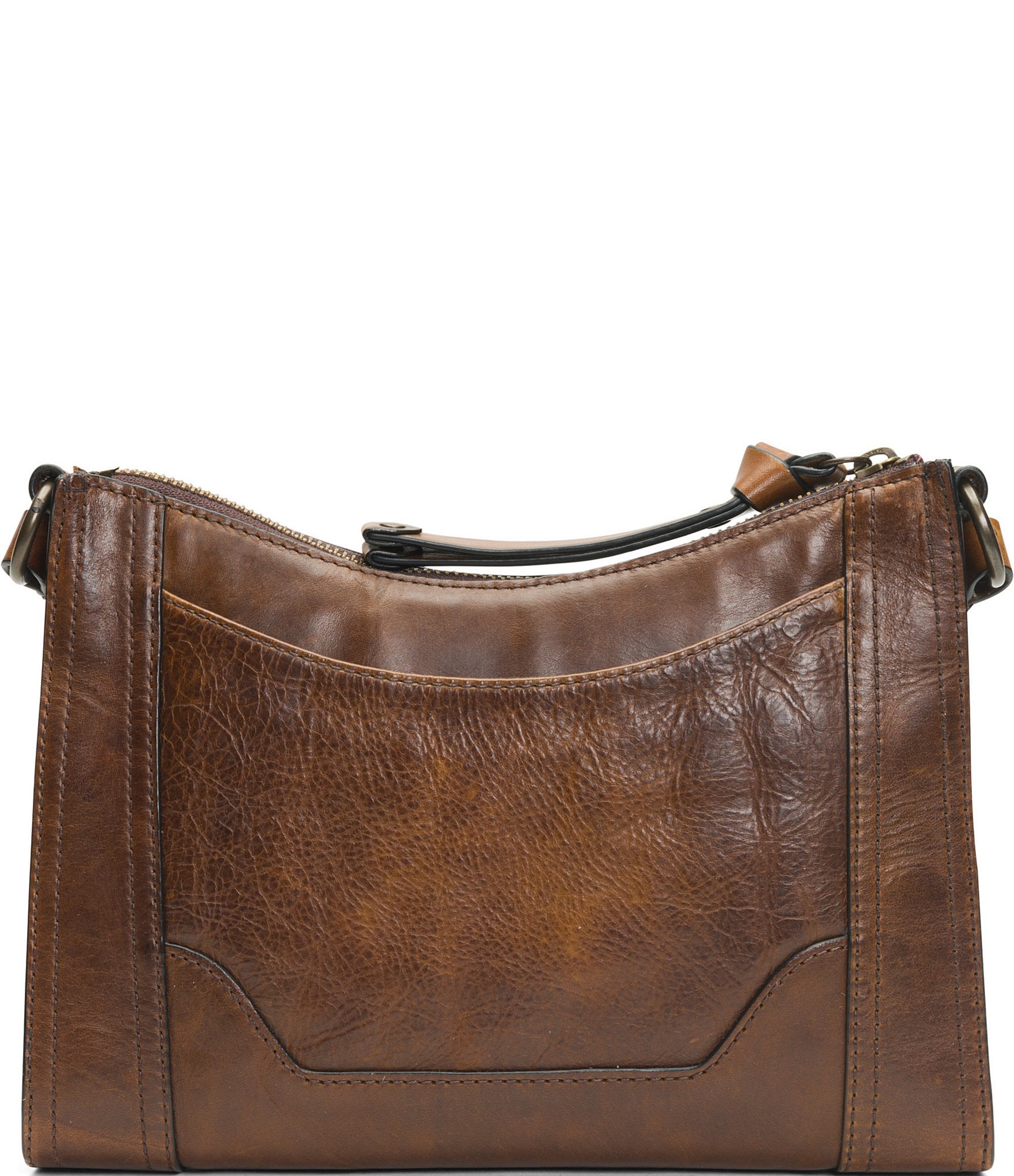 Frye Melissa Zip Leather Crossbody Bag