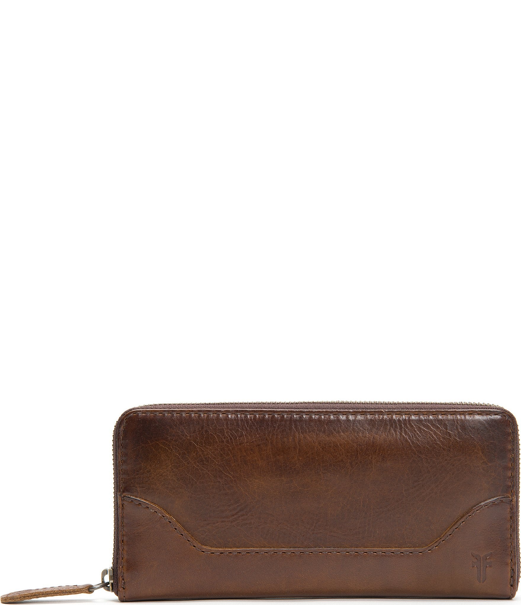 Frye Melissa Leather Zip Wallet