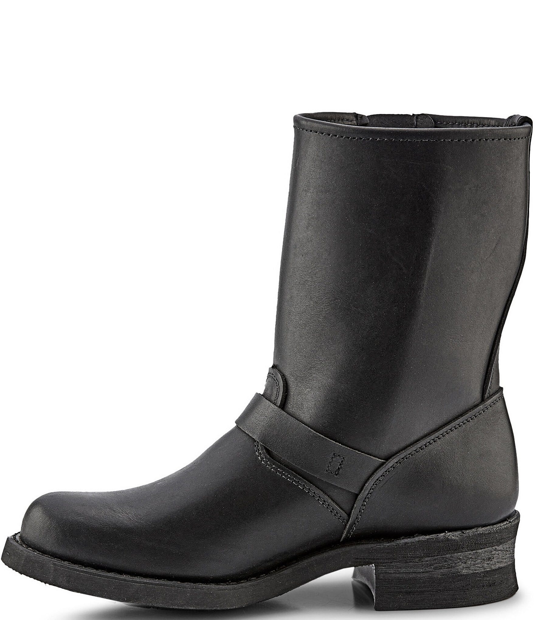 Frye Men's Engineer 12R Leather Buckle Hardware Boots