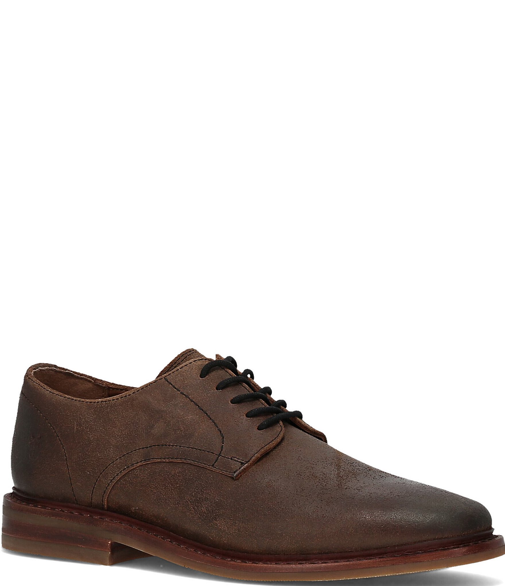 Frye and Company brand men’s suede leather Oxford shoes. Lace up style. … Amazon.com | Frye Men main image 4