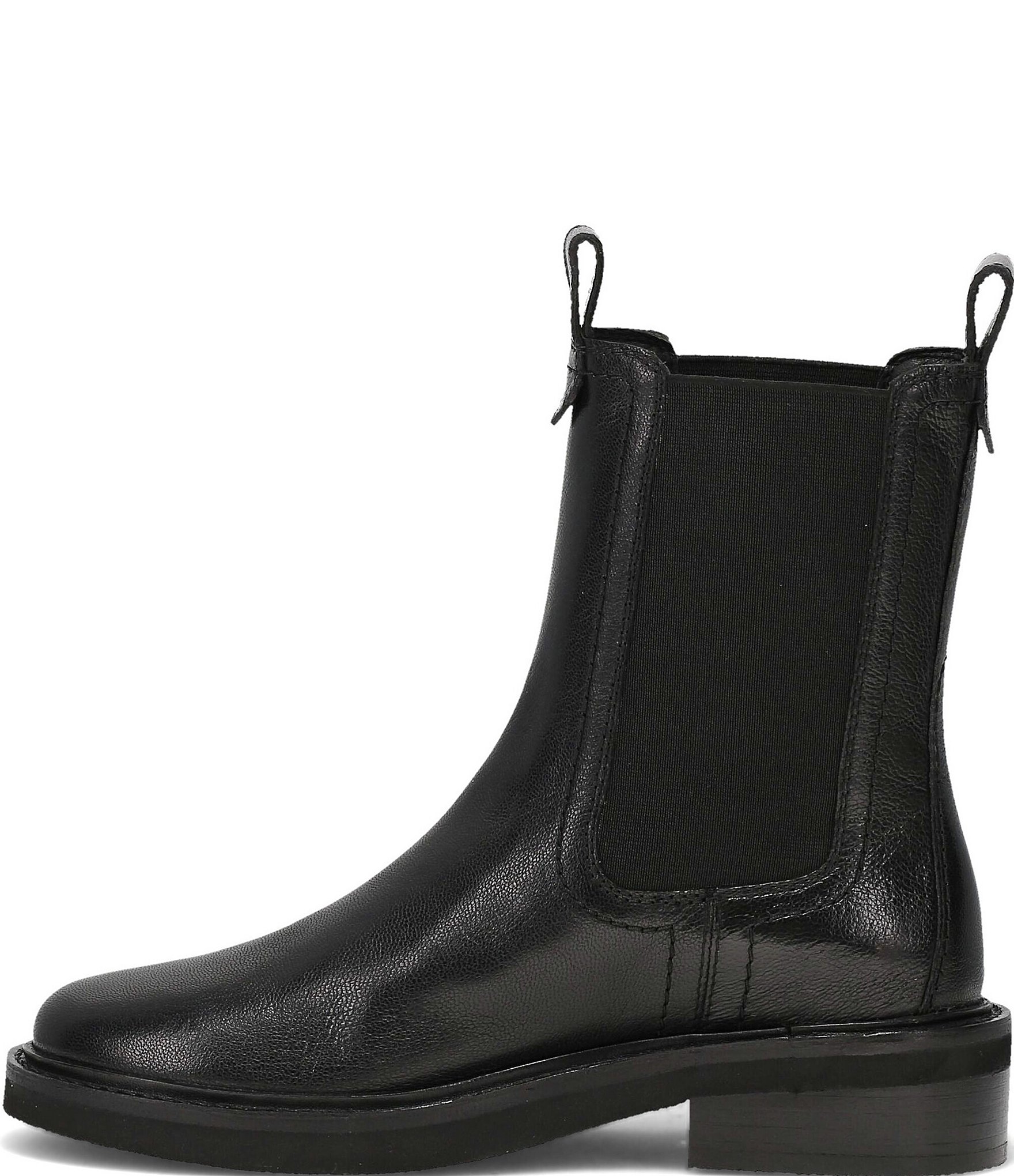 Frye Phoebe Chelsea Pull On Leather Booties