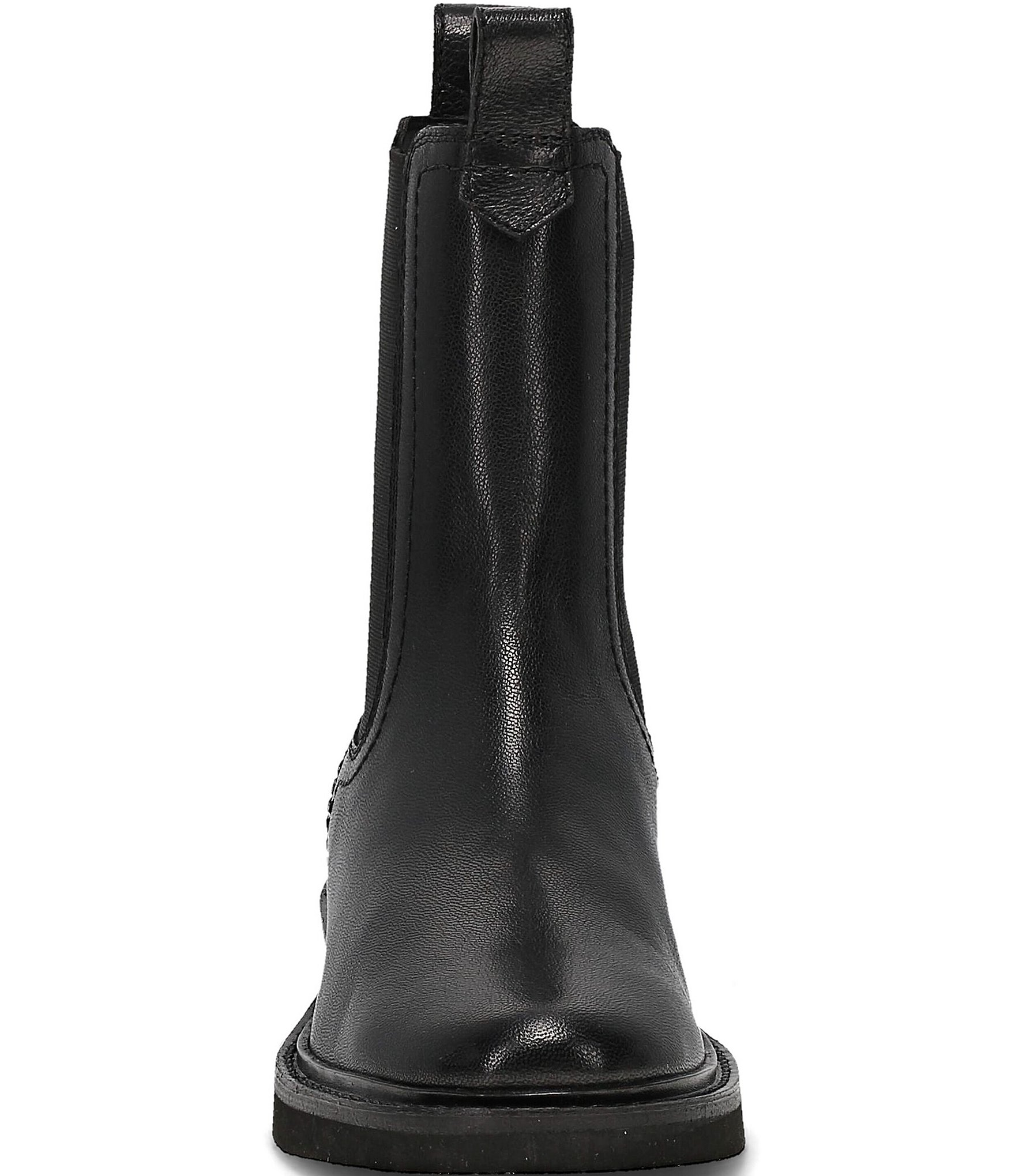 Frye Phoebe Chelsea Pull On Leather Booties