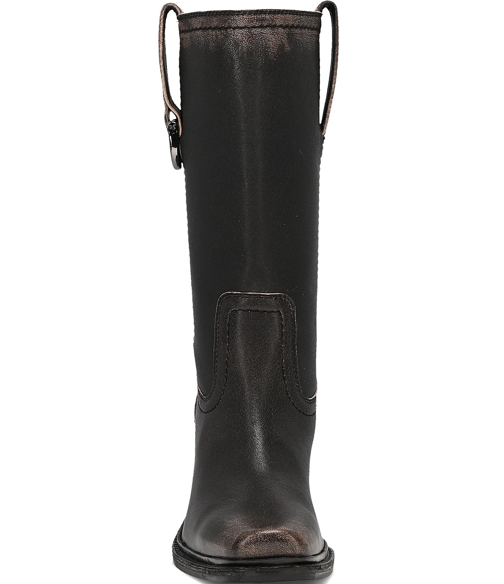 Frye Sedona Mid Calf Leather D-Ring Block Heel Boots
