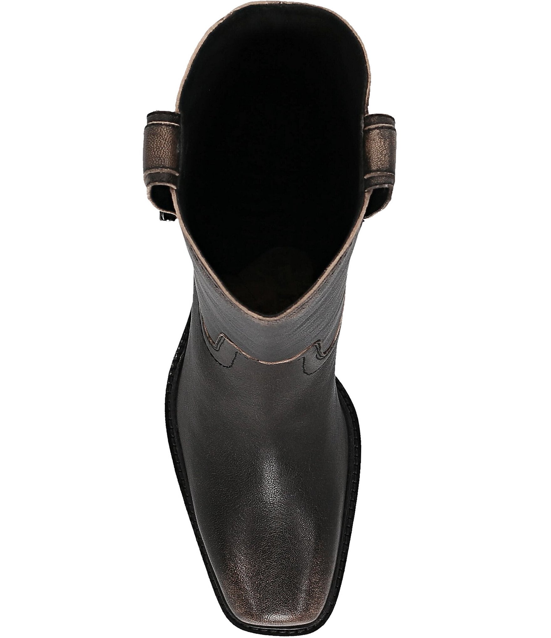 Frye Sedona Mid Calf Leather D-Ring Block Heel Boots
