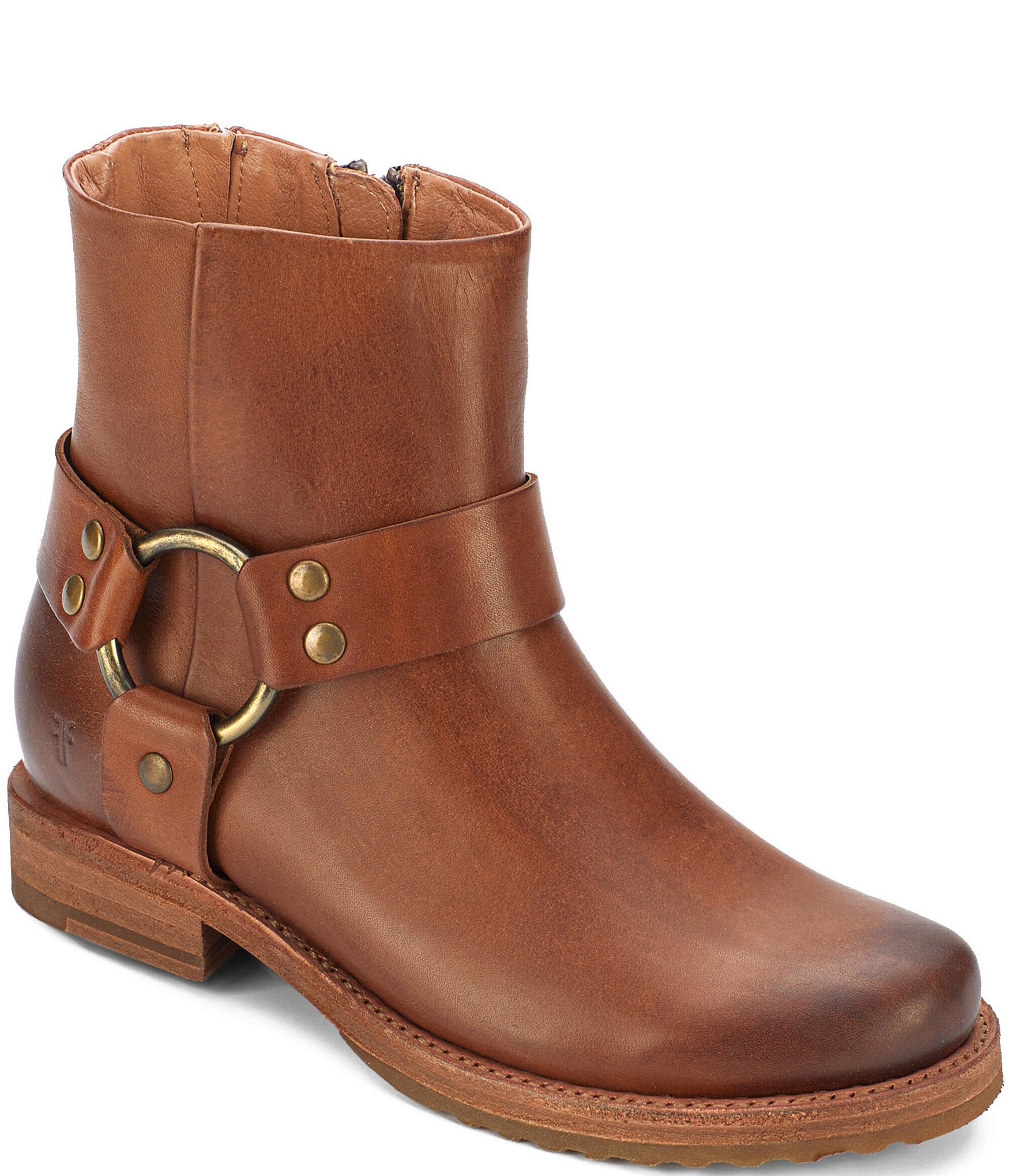 Frye Women s Veronica Harness Short Booties Caramel