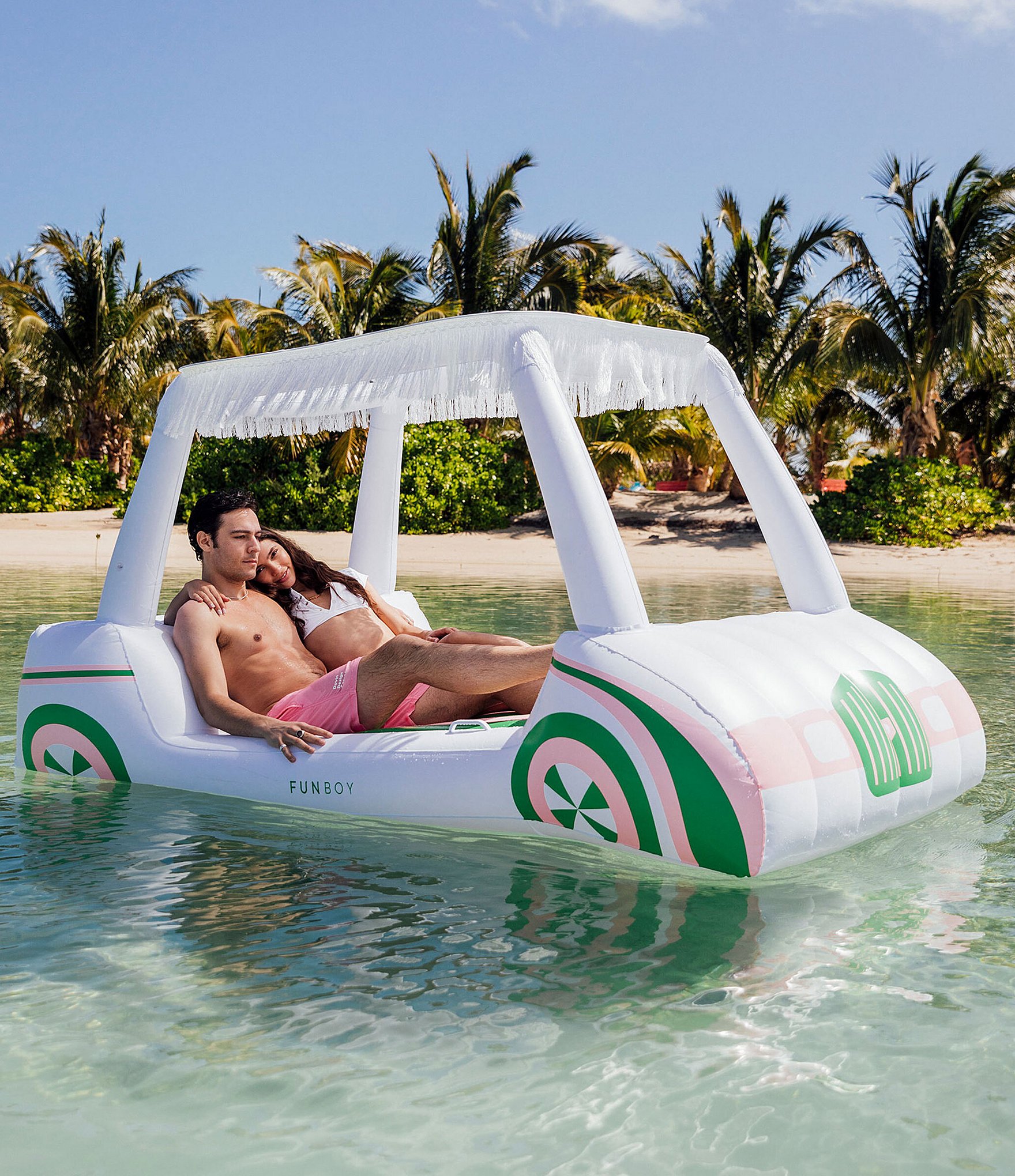 Malibu Barbie Golf Cart Barbie Inflatable Pool Float Cart Pool
