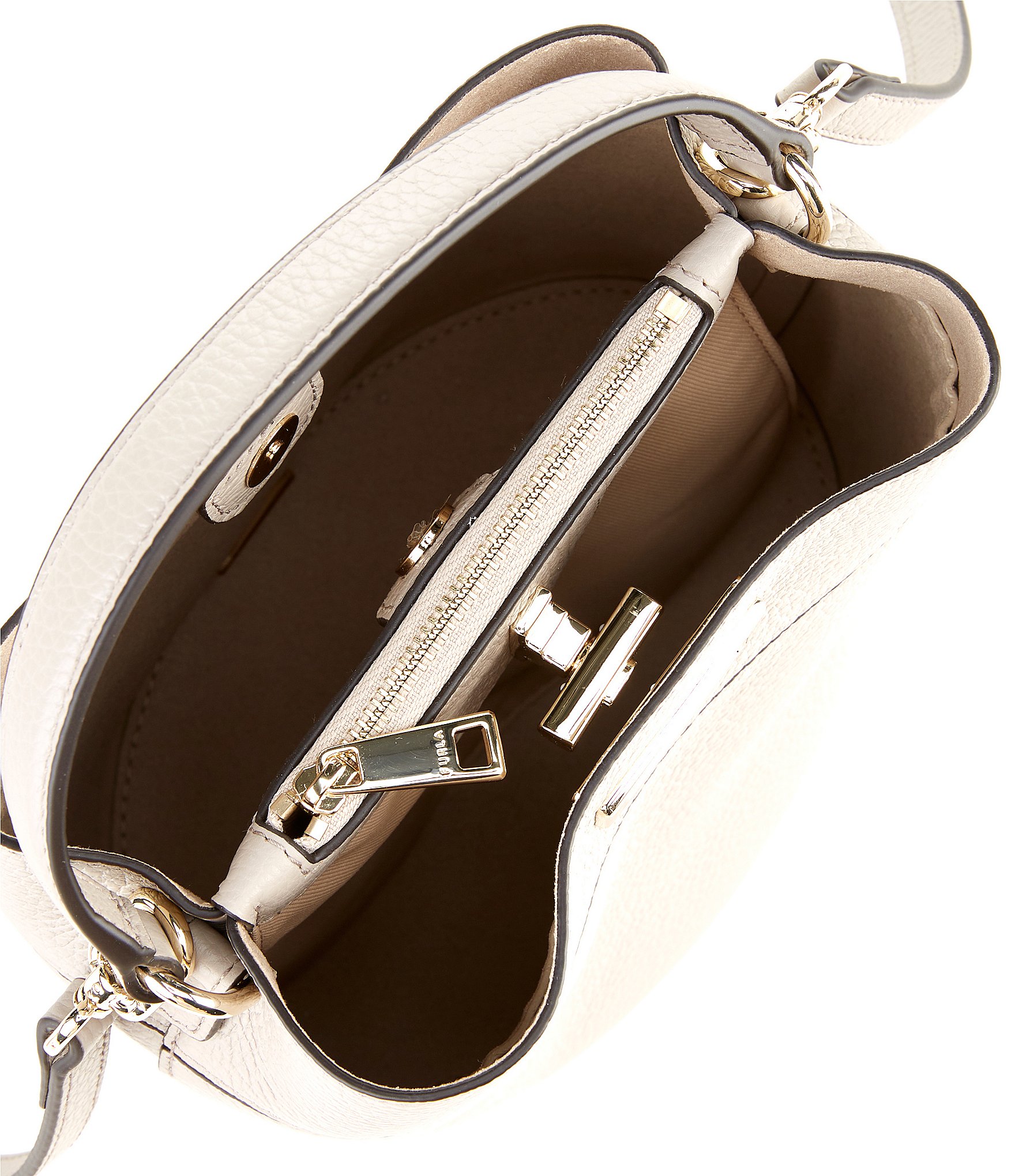 Furla Amelia Handle Mini Bucket Bag